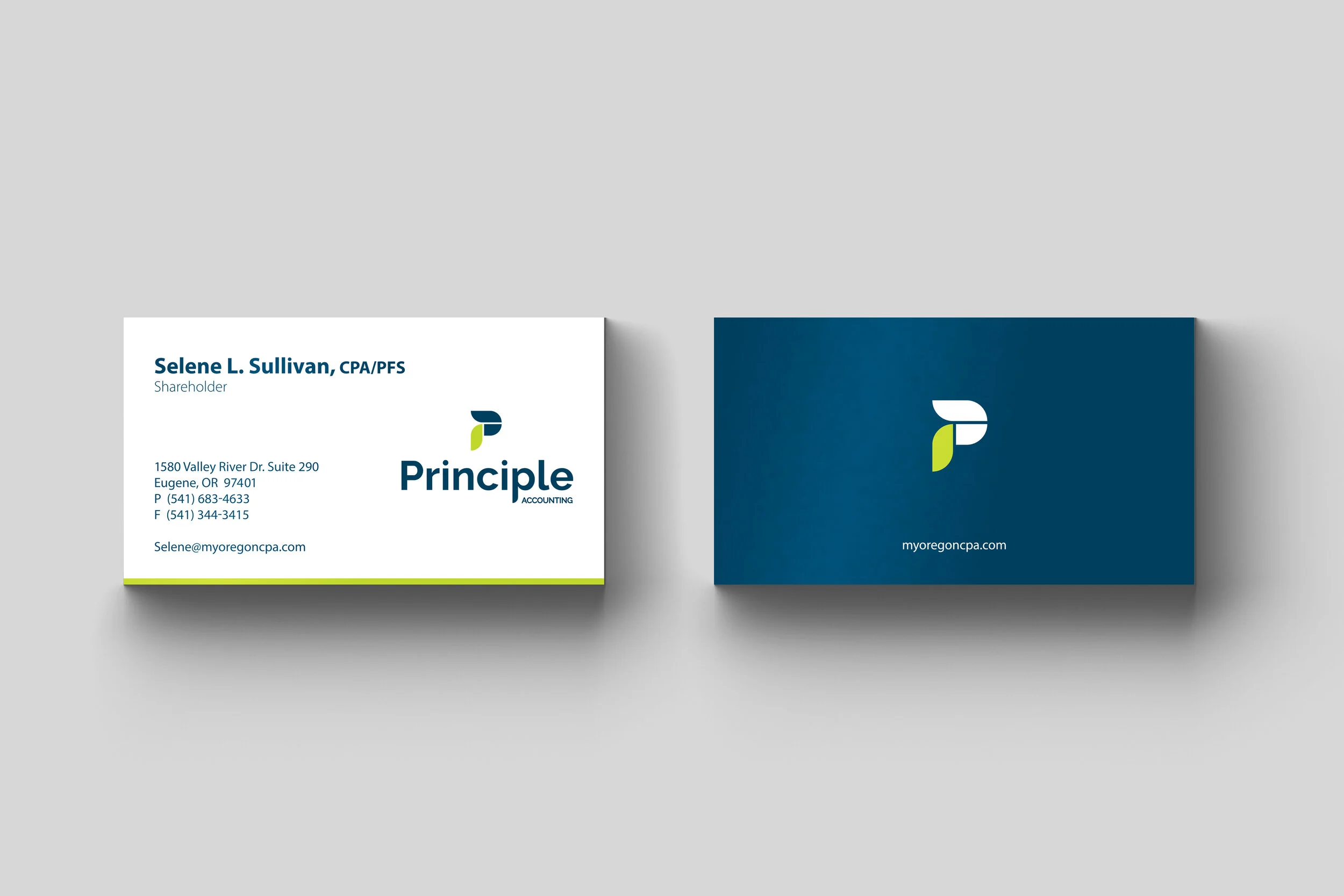 Principle Accounting - Business Cards