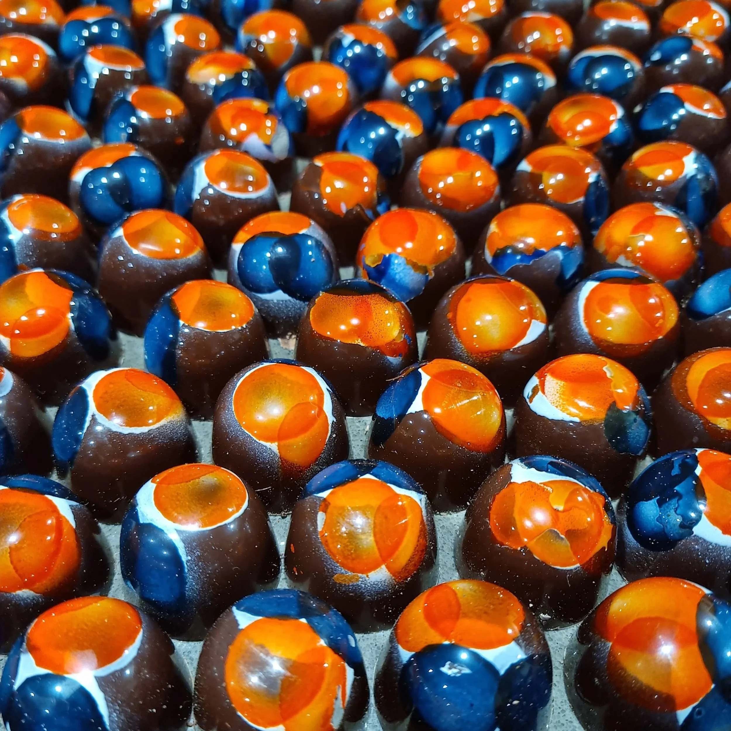 Custom colours for a corporate event.