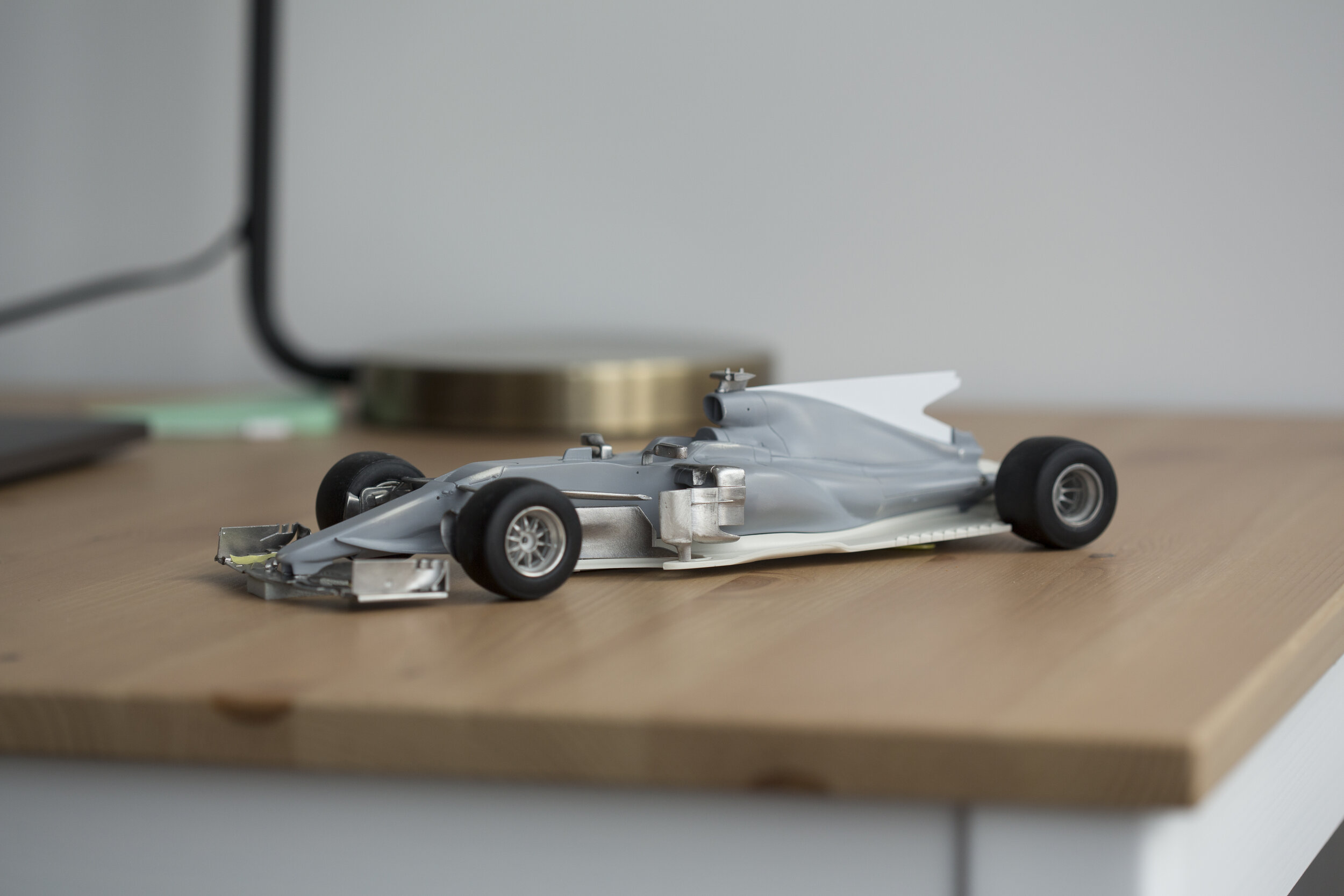 Monopost 1/20 Mercedes AMG W08 | WIP Blog | Etch primer test fit 1