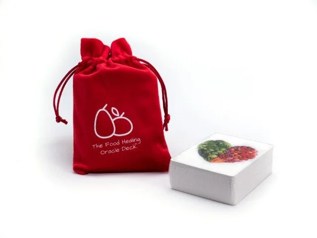 The Food Healing Oracle Deck® Mini  - (kid/travel size) with Bag