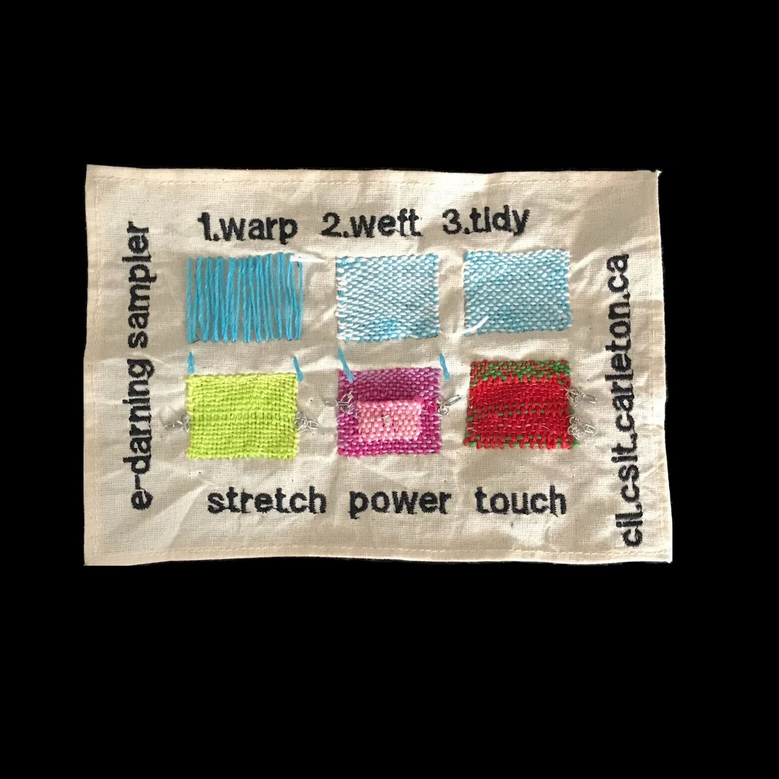 The E-darning Sampler: Exploring E-textile Repair with Darning Looms