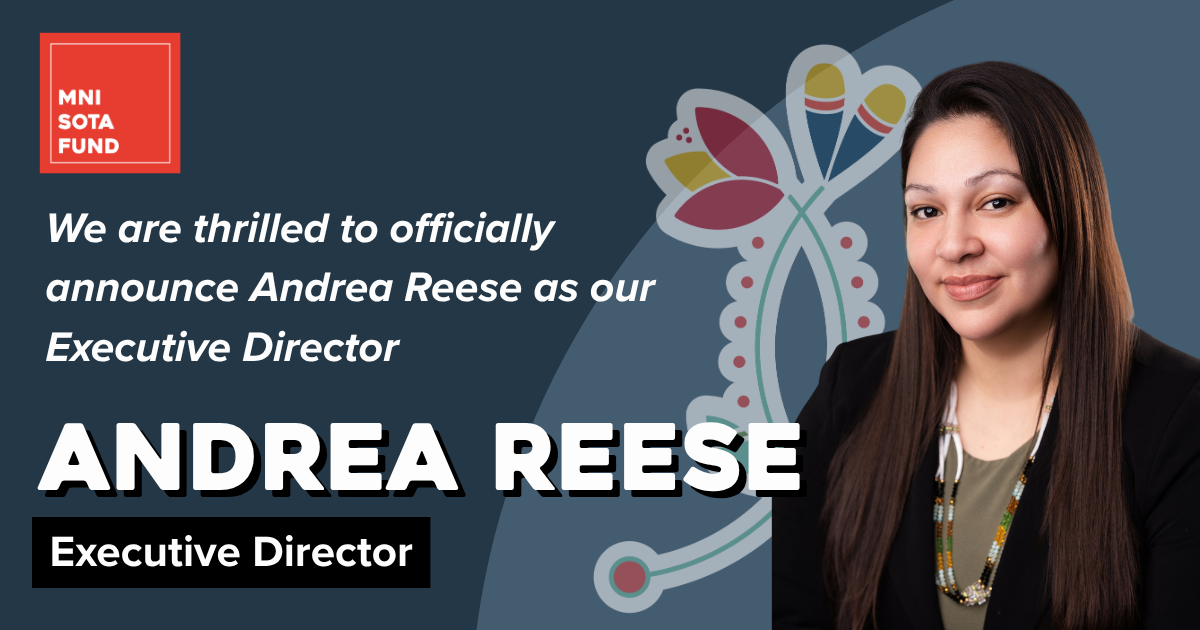Mni Sota Fund Appoints Andrea Reese as Executive Director