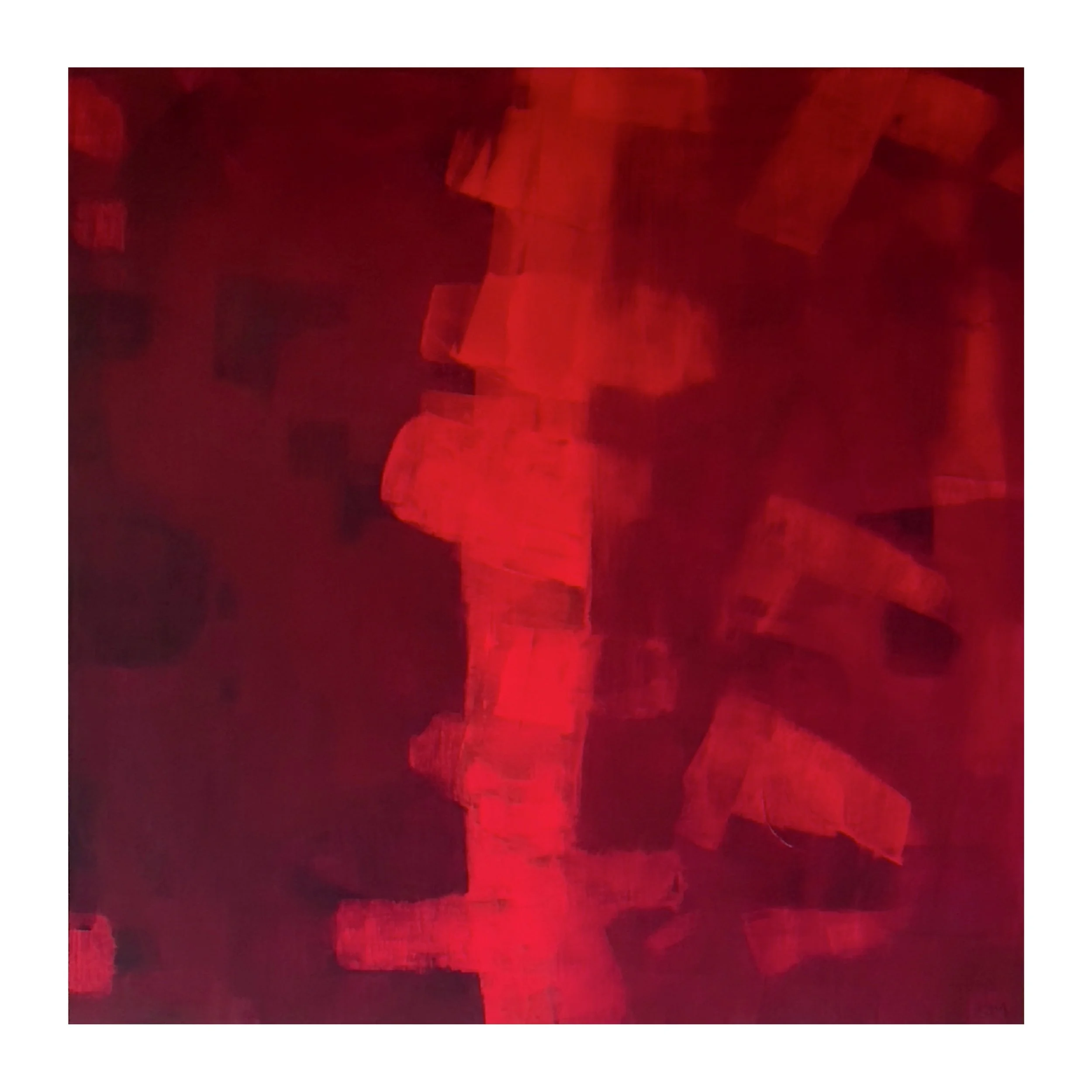 Pulse / 80cm x 80cm / Acrylic on board