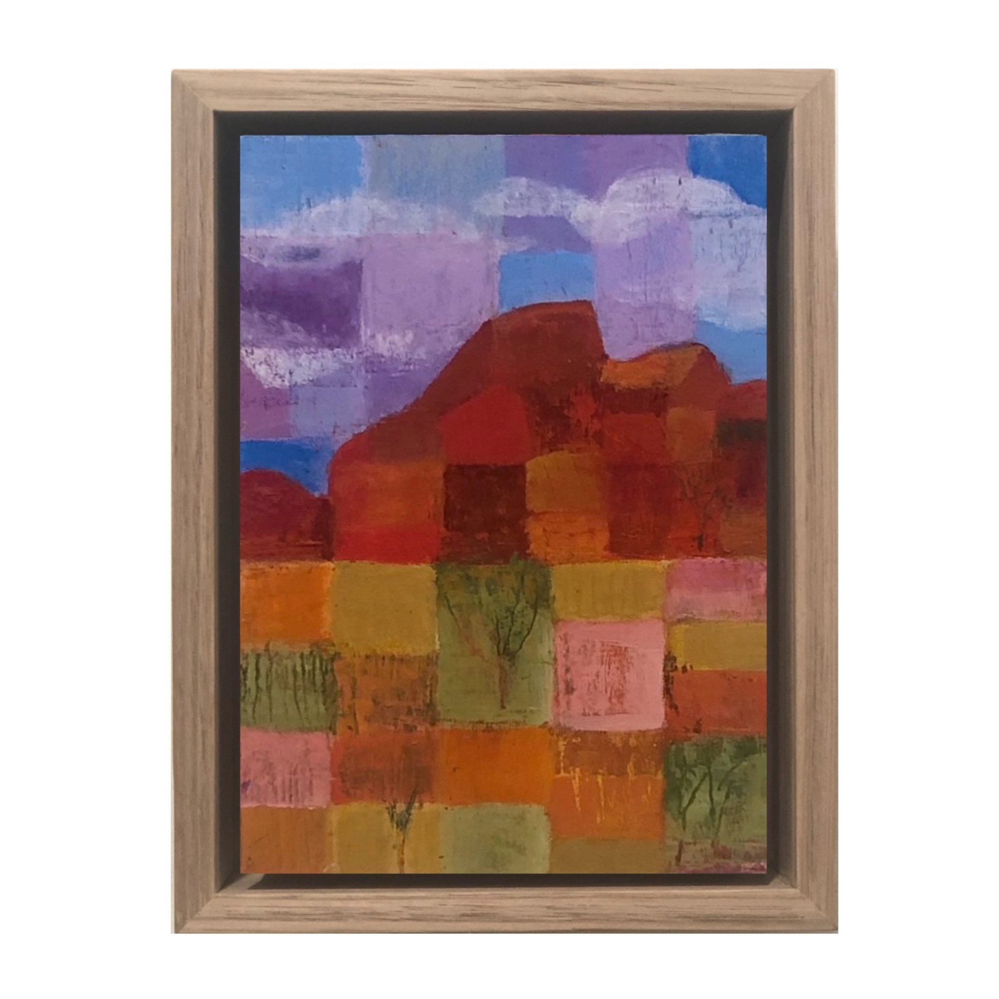 Red Centre, acrylic on board. SOLD