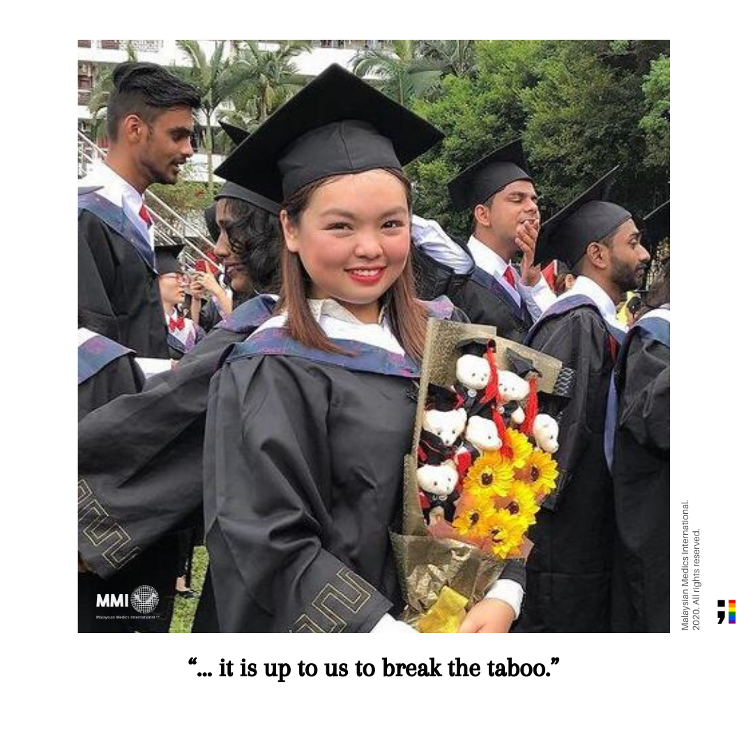 “...it is up to us to break the taboo.”