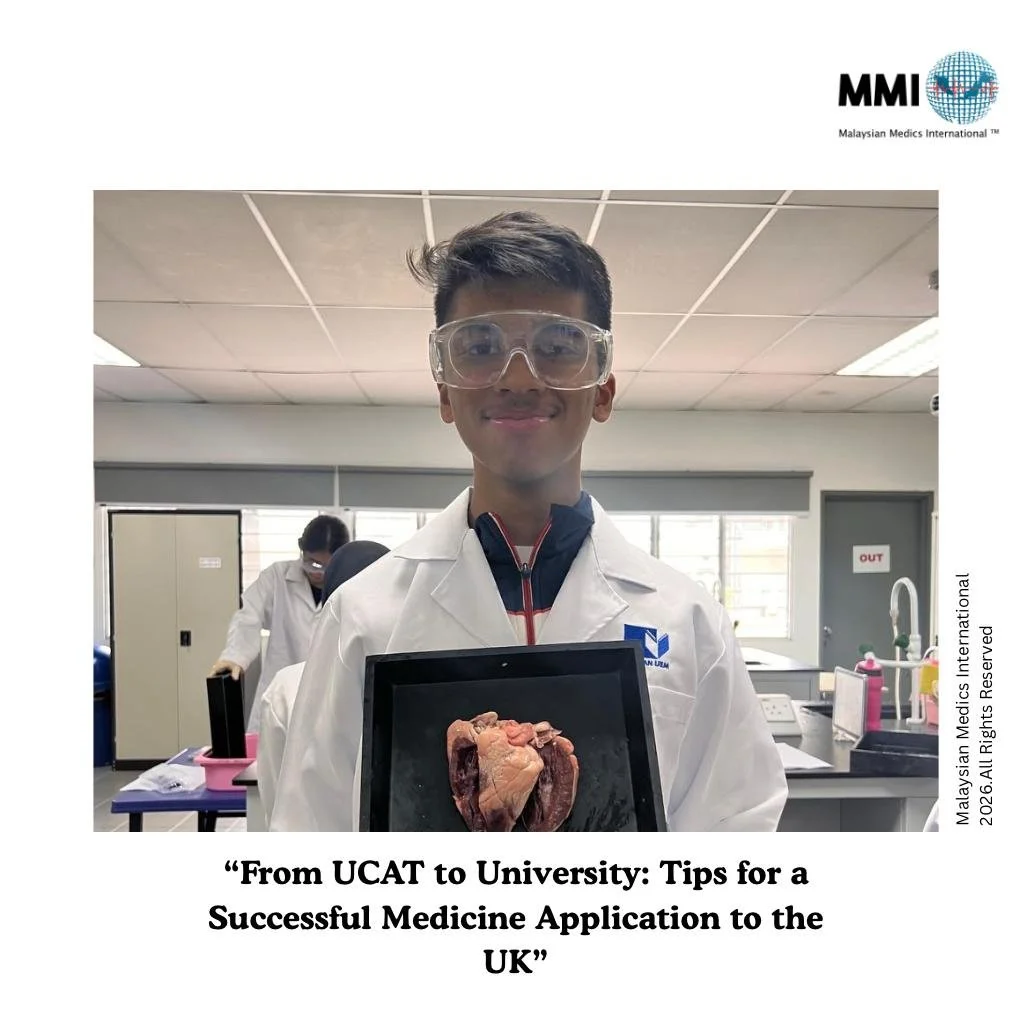 "From UCAT to University: Tips for a Successful Medicine Application to the UK" 