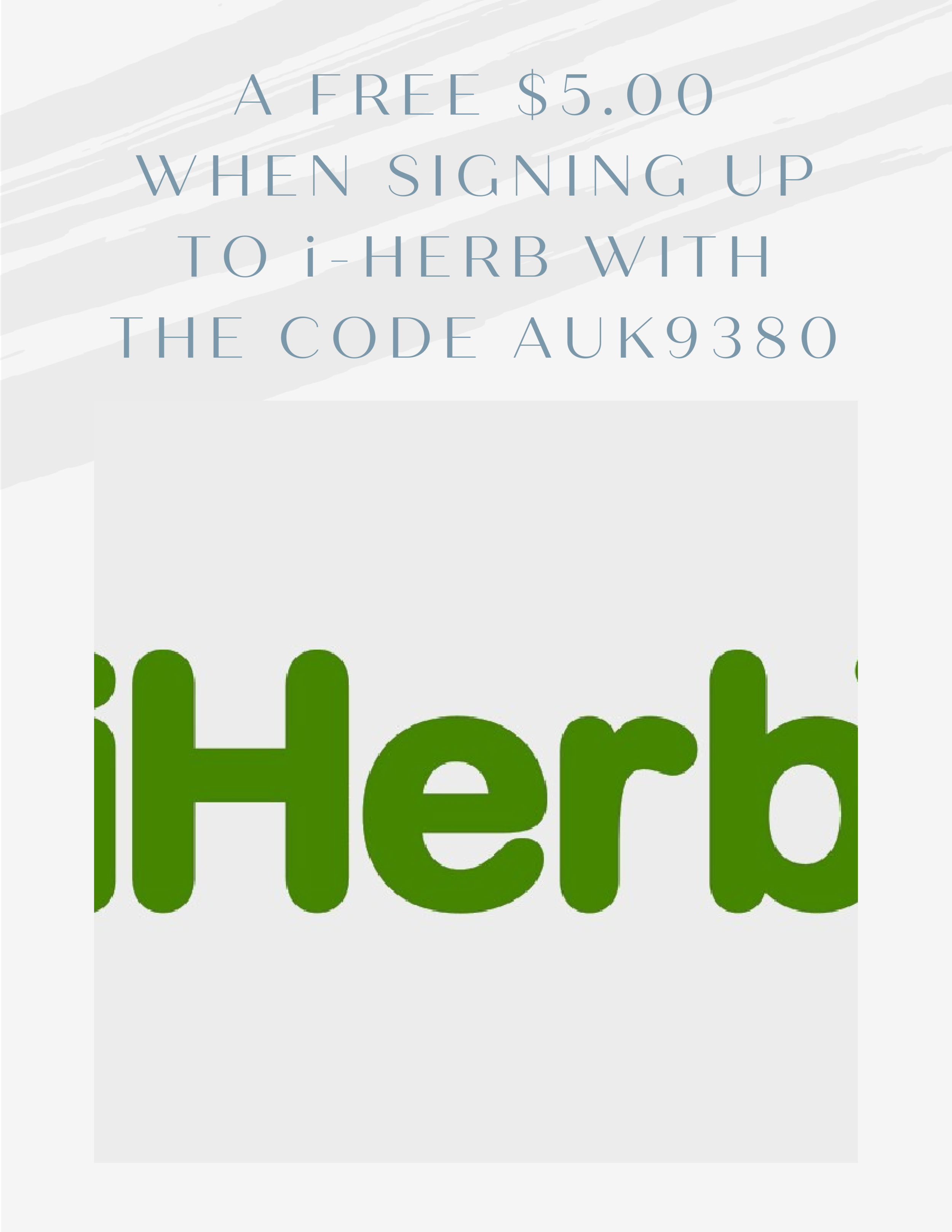 iHerb Discount with Shalee Rae from The Thought Chapter