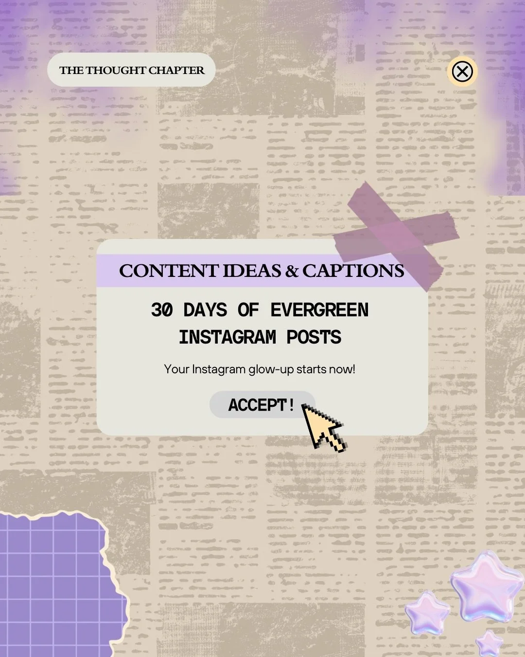 ❌ No Instagram burnout here ❌

🌸 Ease + simplicity approved 🌸 ⤵️

We know how jam-packed your work weeks are &mdash; and trying to come up with golden Instagram content ideas in between all your other business tasks feels next to impossible.

But y