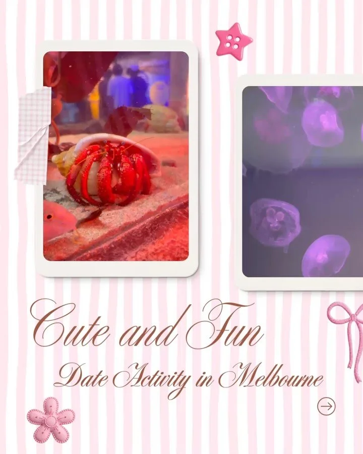 The Melbourne Aquarium is one of those places that makes you slow down, wander, and feel like a kid again 🐟 

Save this for your next date idea and follow @thethoughtchapter for more simple things to do around Melbourne and cute carousel ideas 💓 

