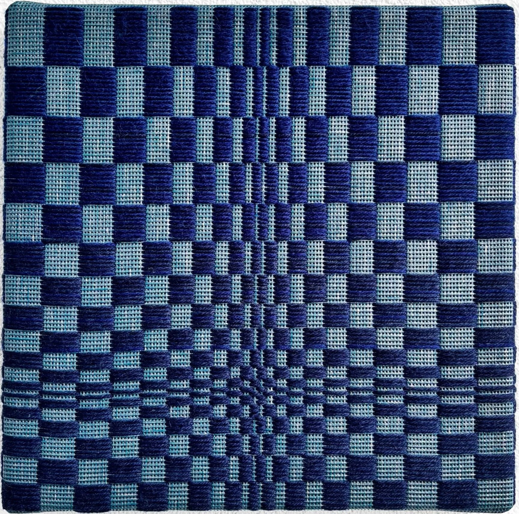BLACK LIGHT, 2026, wool embroidery, 29 x 29 cm