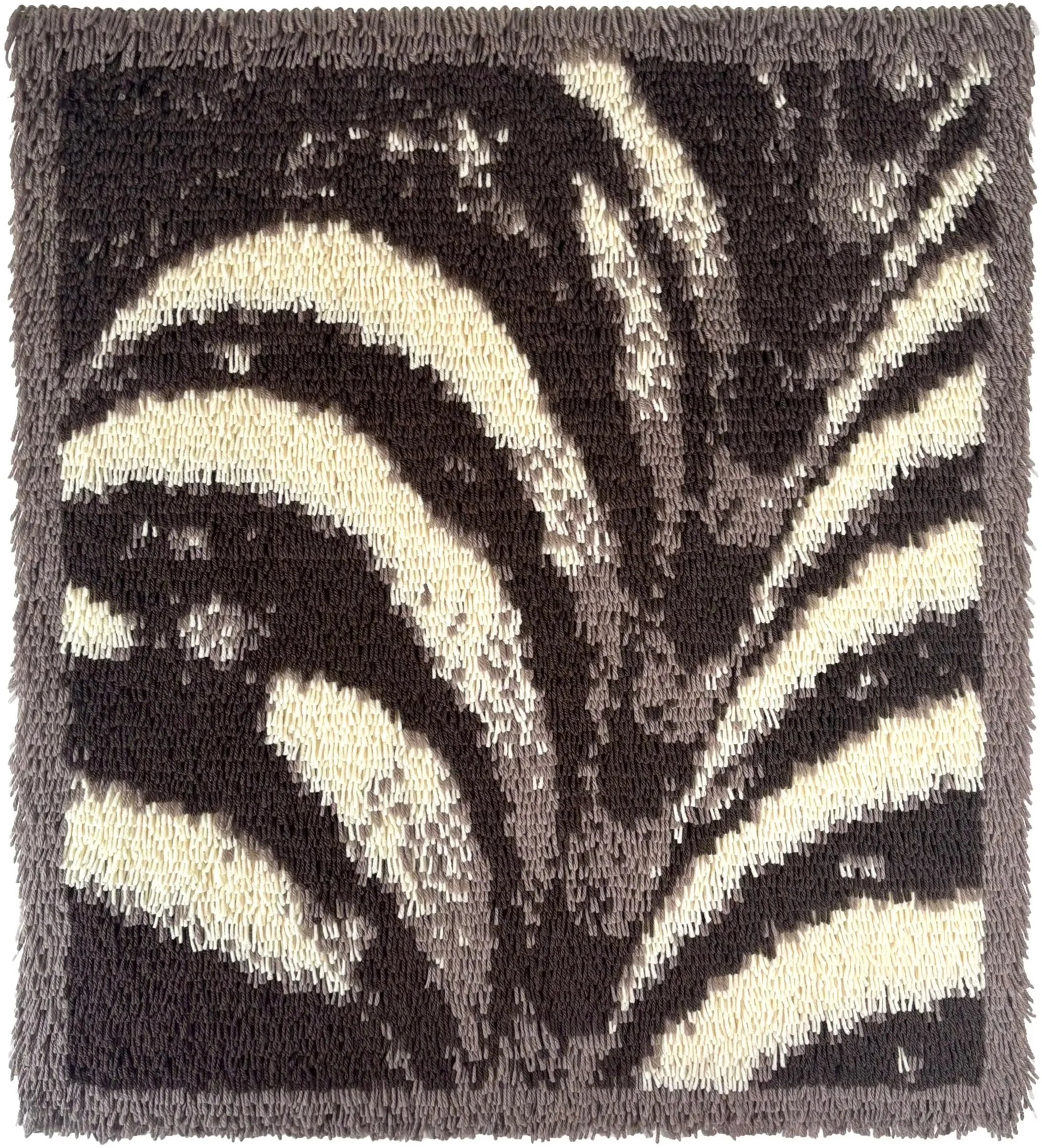 Roots, 2026, 78 x 70 cm, wool, hand-knotted rya