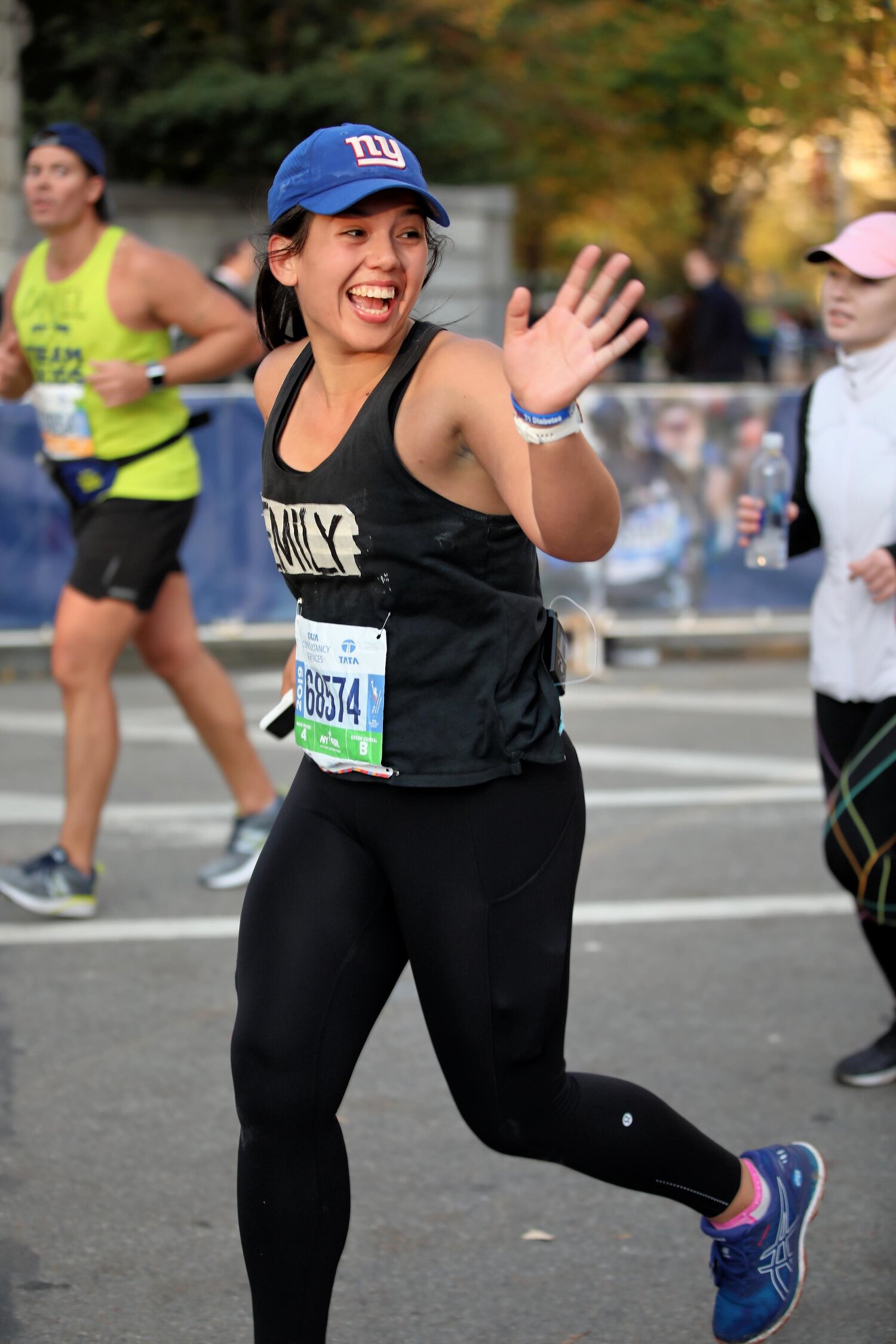 Emily Vuong runs the New York City marathon despite her diabetes.
