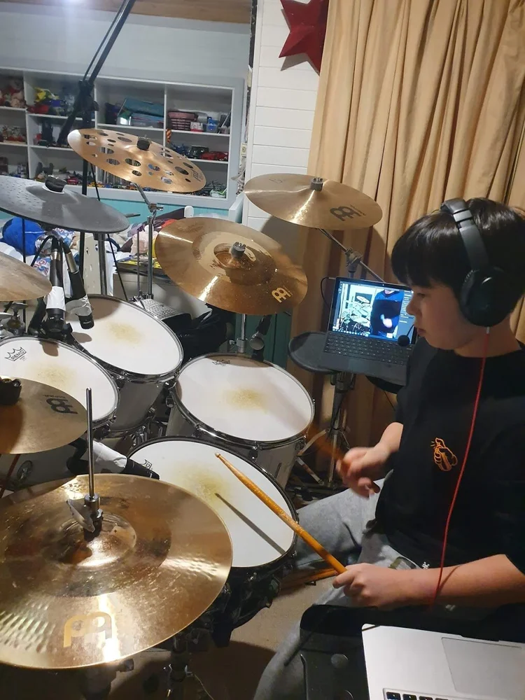 Using Microsoft Teams for Remote Music Teaching (Drum Lessons)