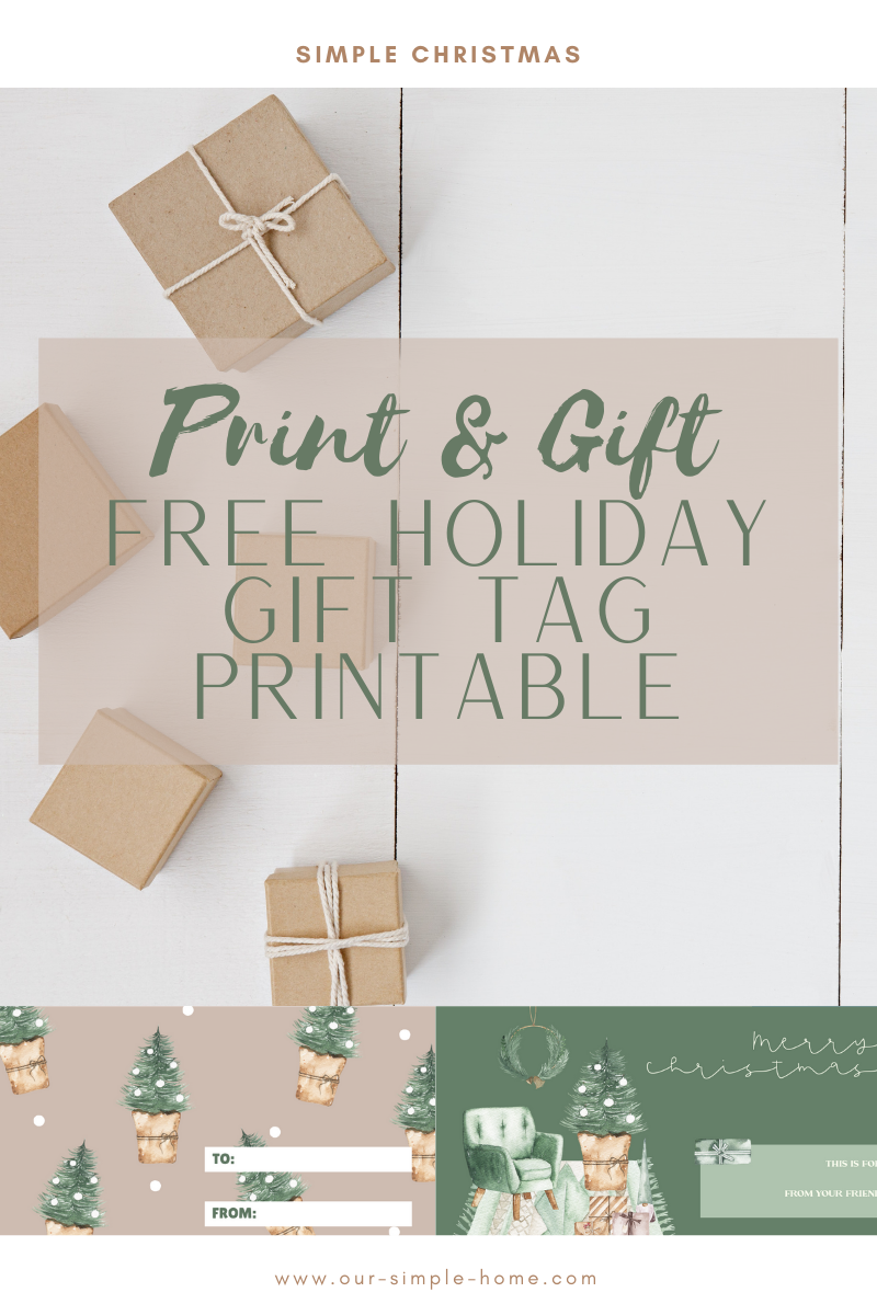 Printable Gift Tags