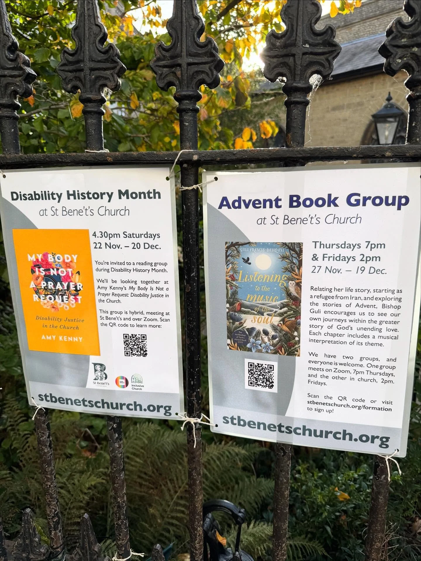 If you&rsquo;re looking for a time &amp; place to have a shared reading experience, we&rsquo;ve got two this autumn ! #disabilityhistorymonth #advent