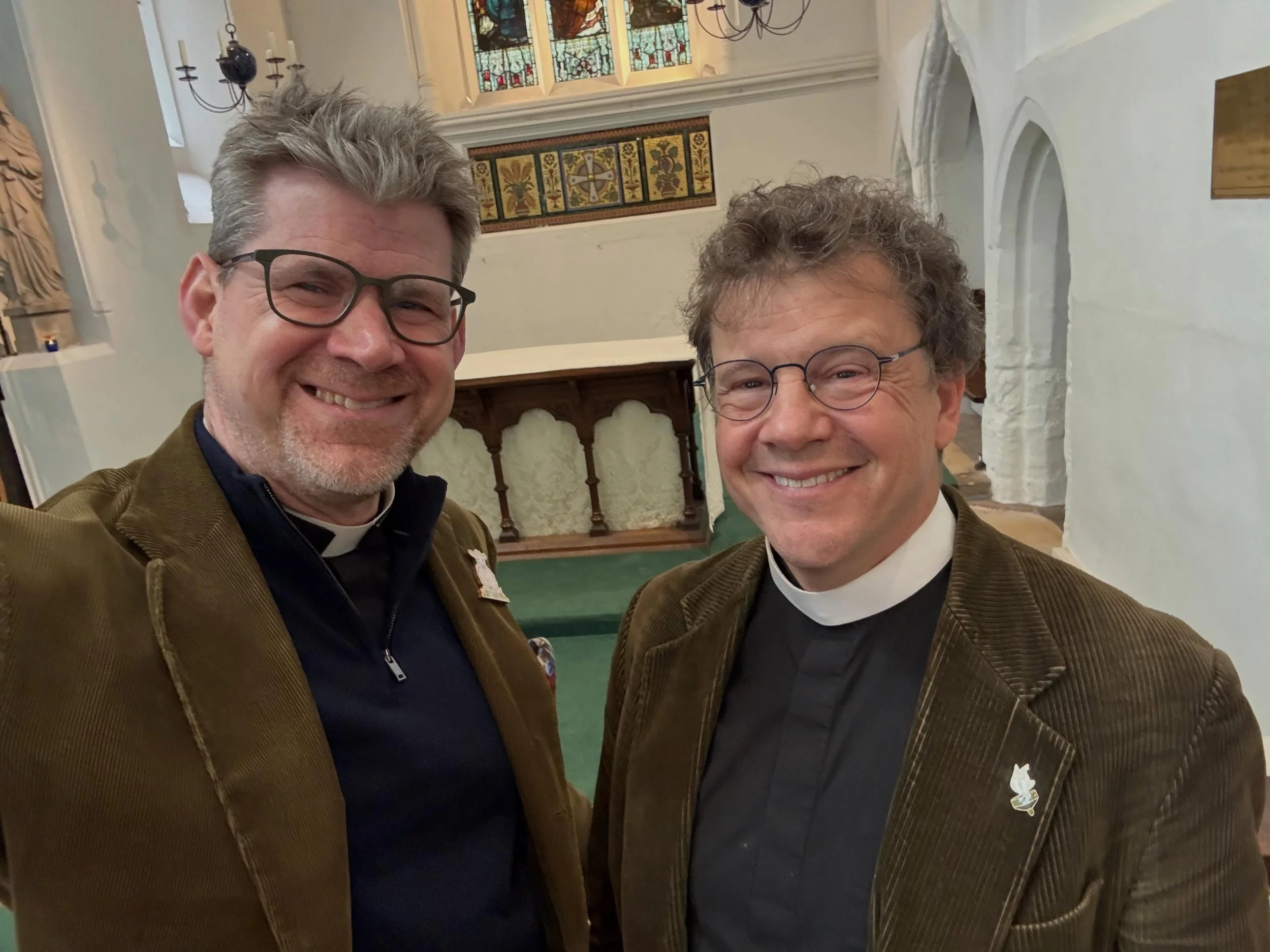 Of one a cord &hellip;. Vicar &amp; Associate Vicar #stbenetscambridge #betterchecknexttime