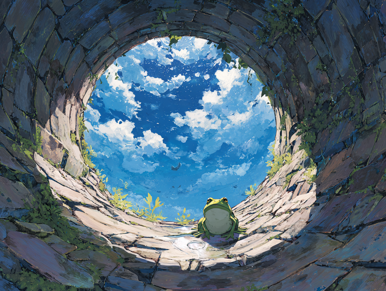 Why are you staring up at the sky?