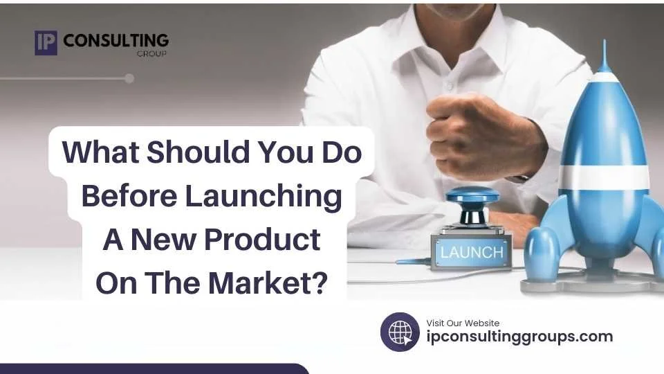 Image depicting a checklist of steps to take before launching a new product on the market.