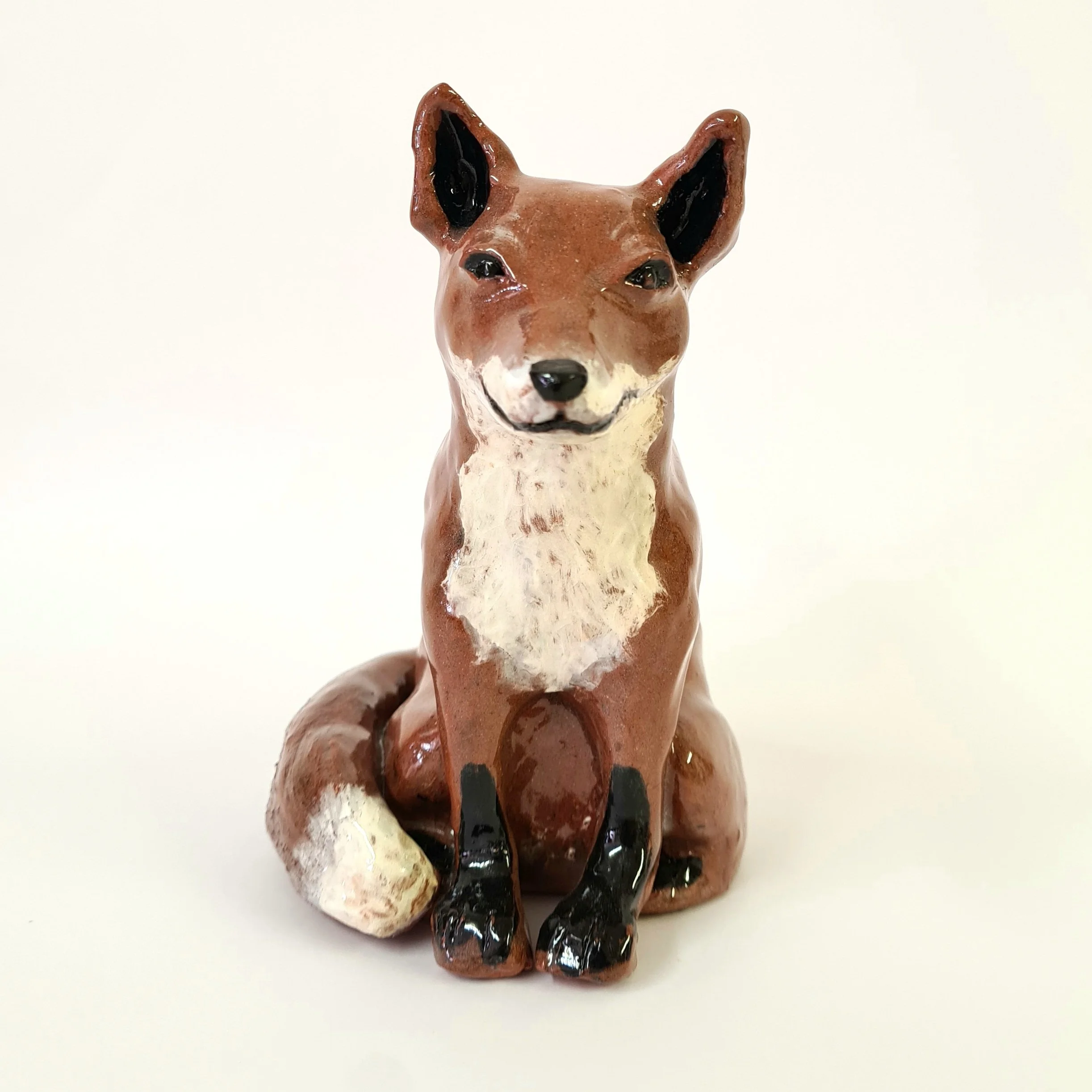 Hand Build a Fox or Red Squirrel in Terracotta Clay