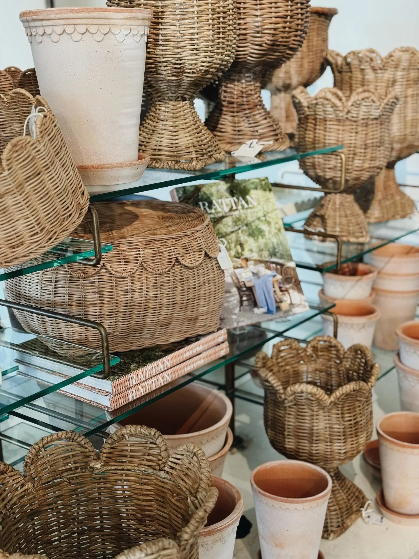 So many pretty vessels for greenery, whether real or faux, it all looks good with any of our pots or rattan urns!

#stgeorge #shopsmall #shoplocal