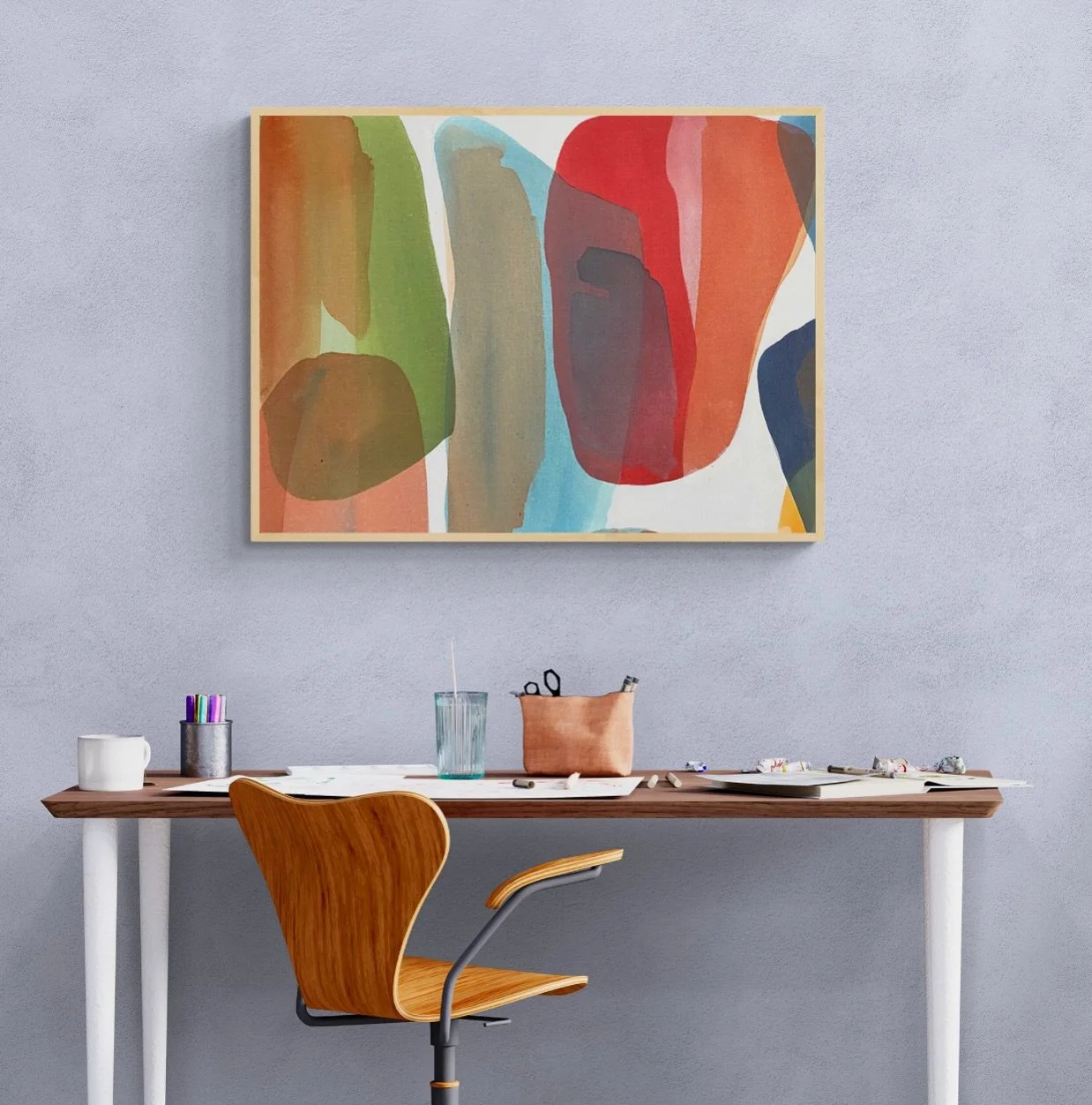 If you didn&rsquo;t know, I&rsquo;m happy to share that  West Elm has been offering prints from my Joy series on their online platform since 2023, framed and in different sizes. Ready to bring some color into any space! 🌈 

#westelm #prints #giclee