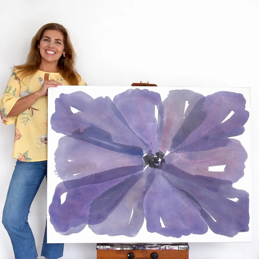 Spring is blooming in my studio! The Nature series keeps growing and I am so happy! 

#newart  #spring #colors