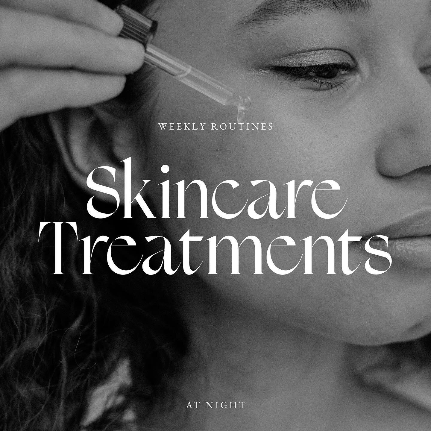 Building strong habits around caring for our physical body takes a little bit of planning. Skincare is an often overlooked, but critical for the long term health of our skin, which is our largest organ. Here is a sample of weekly treatments you can g