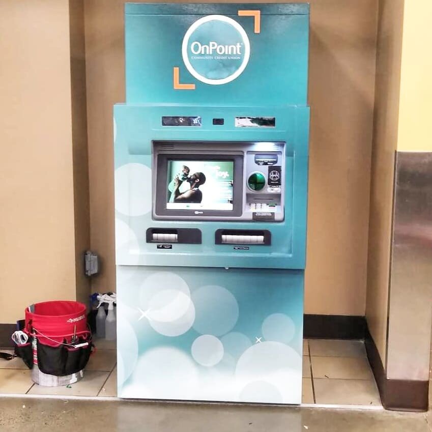 Wrapping up the week: ATMs! Newest wrap for our longtime partner @onpointcu.