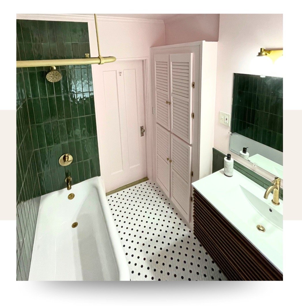 custom-tile-shower-green-tile-pink-1920s