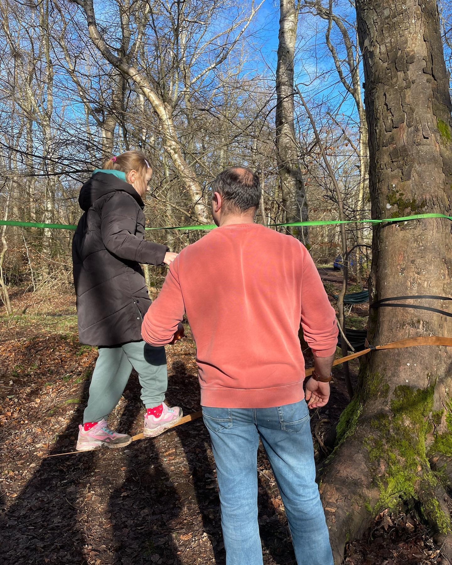 Gorgeous weather for an end of Feb Hols ASN Bushcraft Session at @gifford_community_woodland. Great to see families connecting and sharing experiences. 

Delivered in partnership with @eloutdoored and supported by @eastlothiancouncil