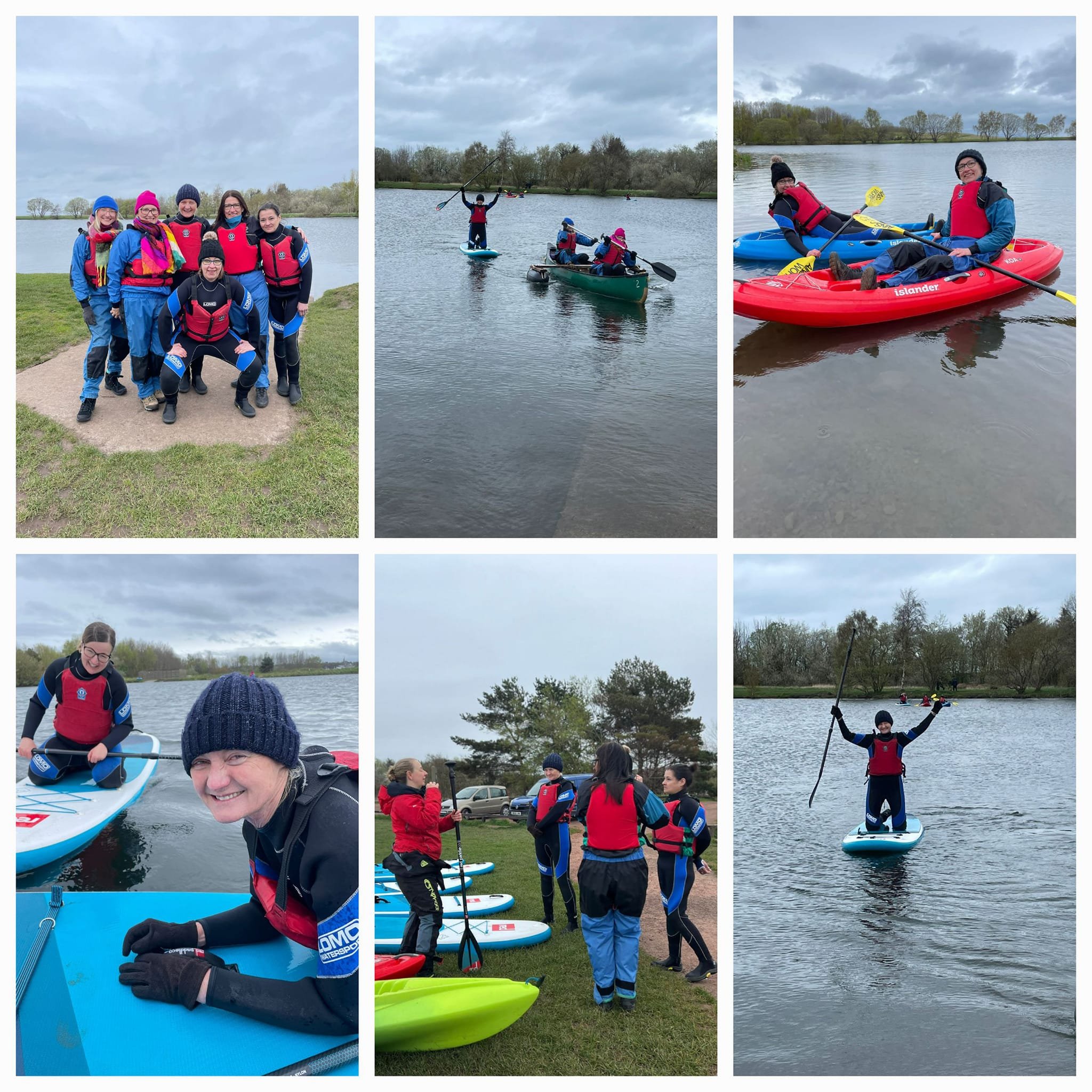 A delight to be back on the water yesterday with these amazing and inspiring women! It was a bit chilly and at times and rather wet, but that did not stop them taking part and having fun! 

Our monthly Adventure Wellbeing group is run in partnership 