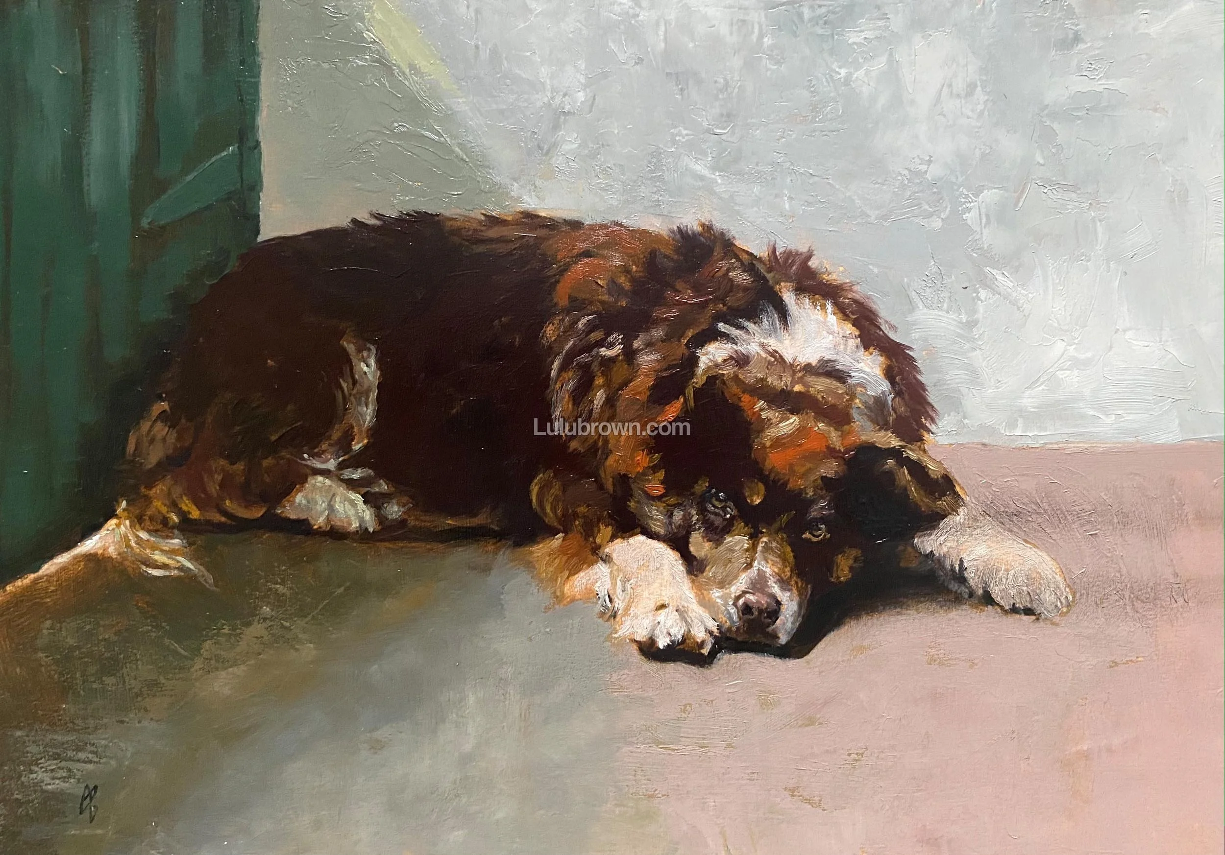Resting Collie Fine Art Print