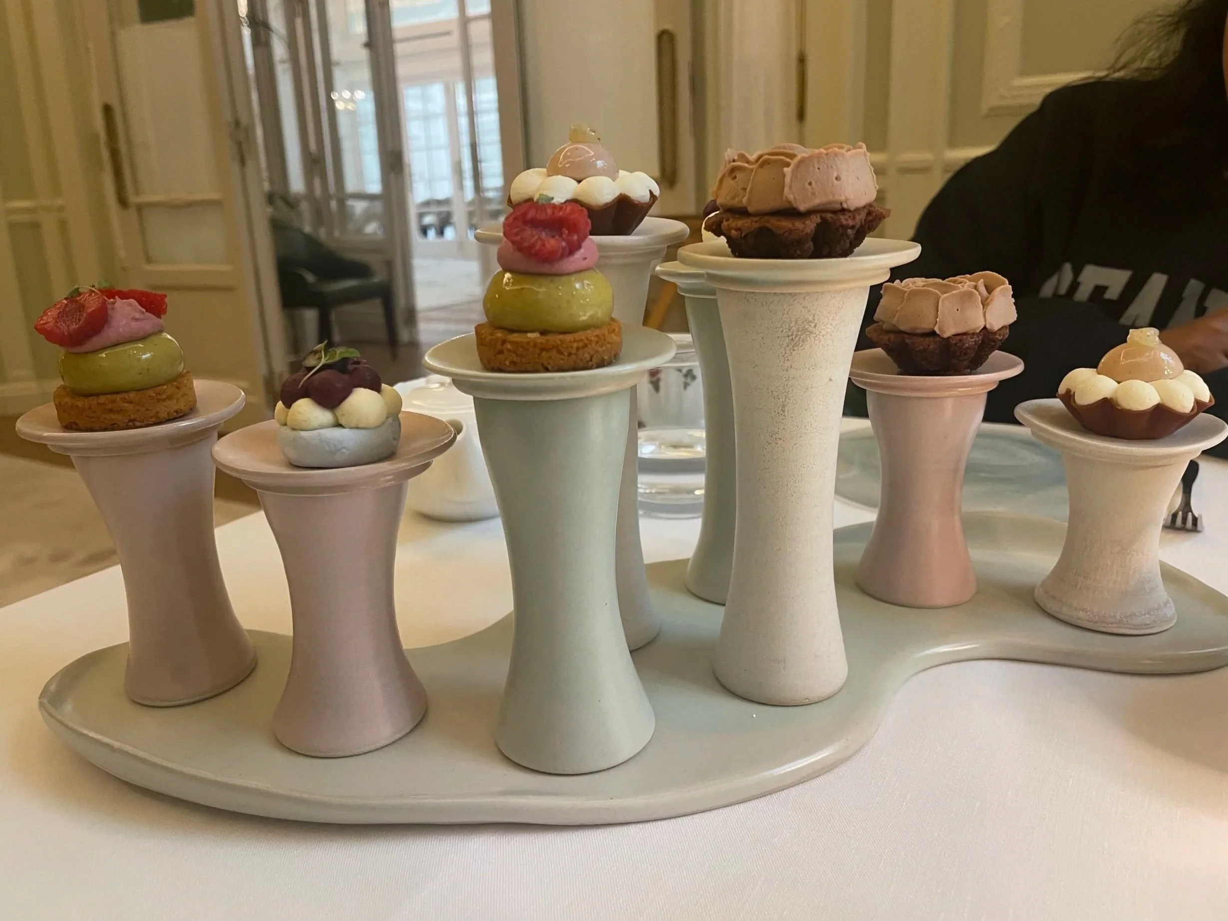 Desserts at the Brussels Hotel, Corinthia