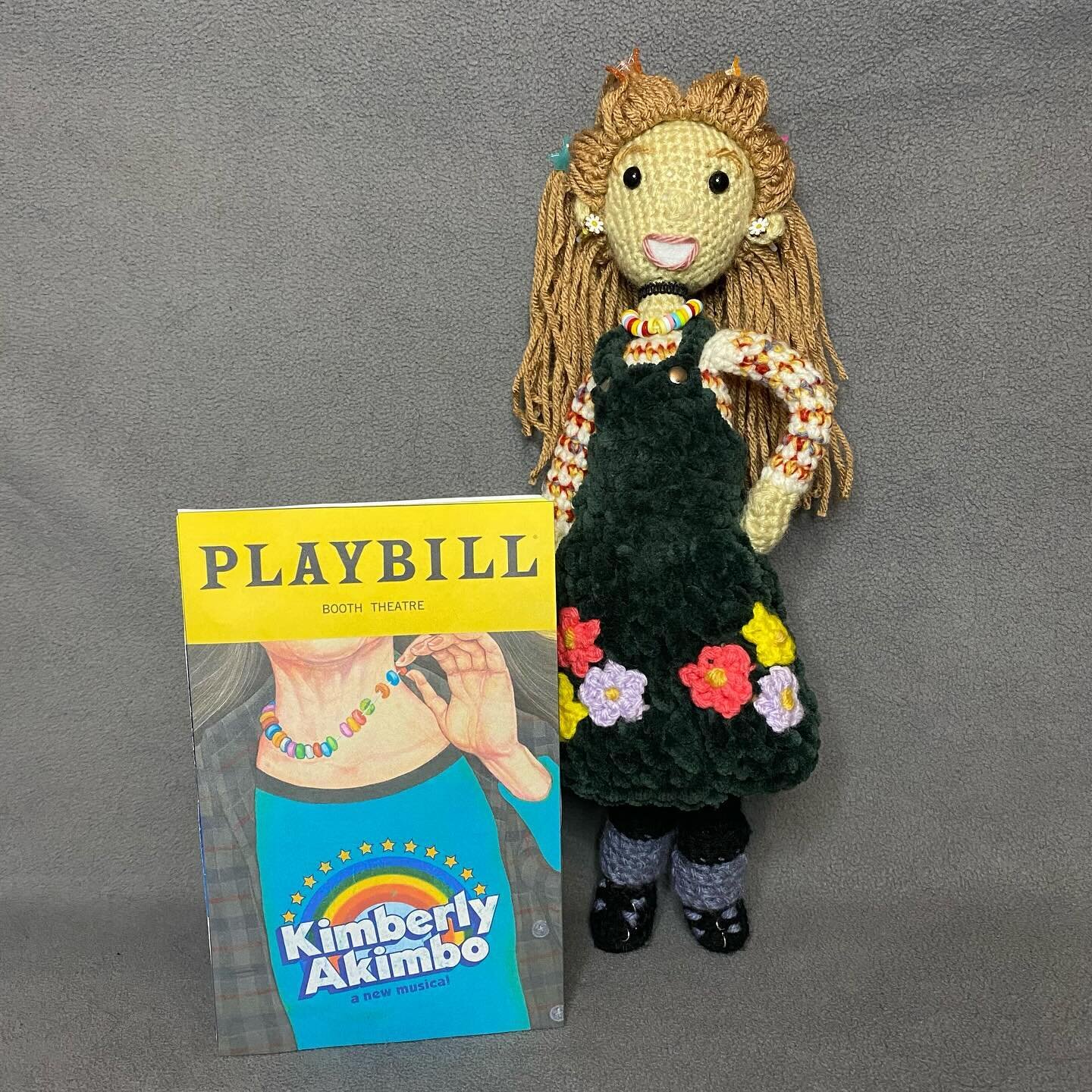 📚A few months ago I was asked by the incredible @zuly422 to create a Broadway Doll of @victoriajclark as Kimberly from the Tony Award Winning @akimbomusical complete with candy necklace. Check it out. 

🛍️ Custom orders are open so feel free to ema