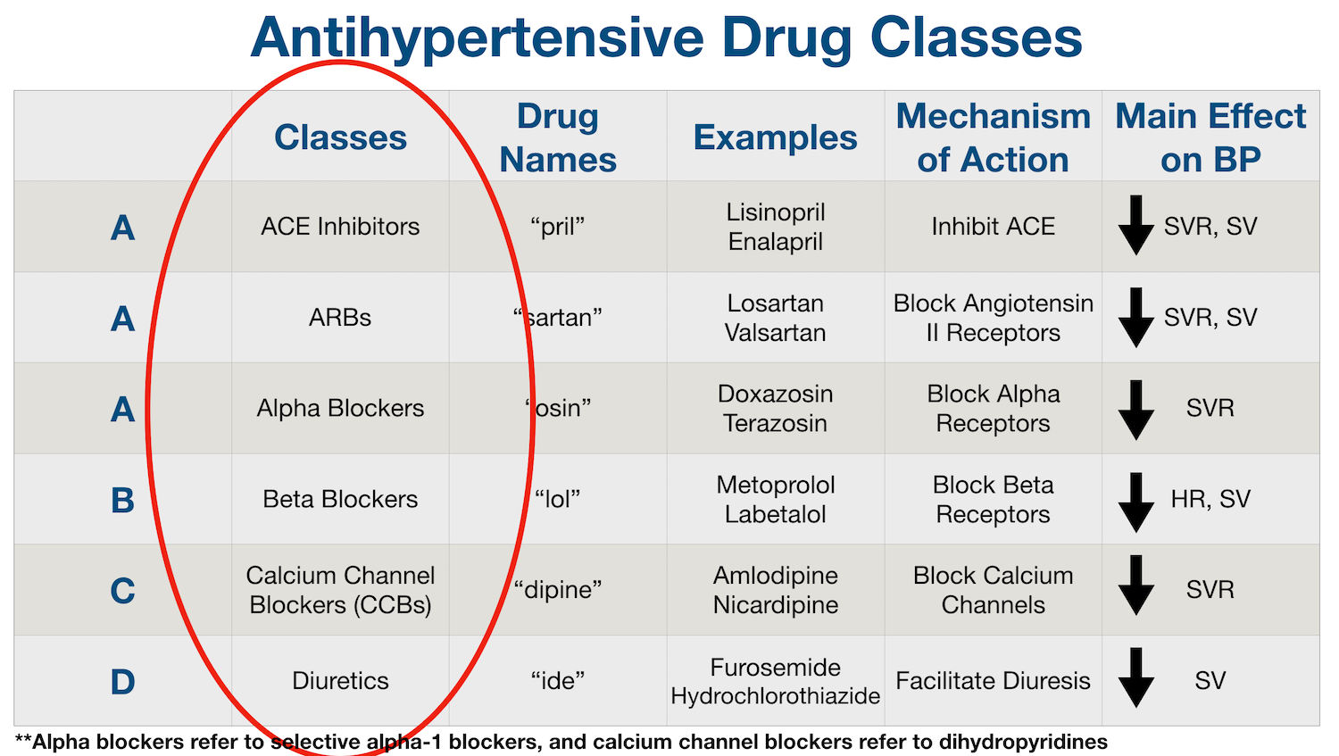 What Class of Drug is Amlodipine?