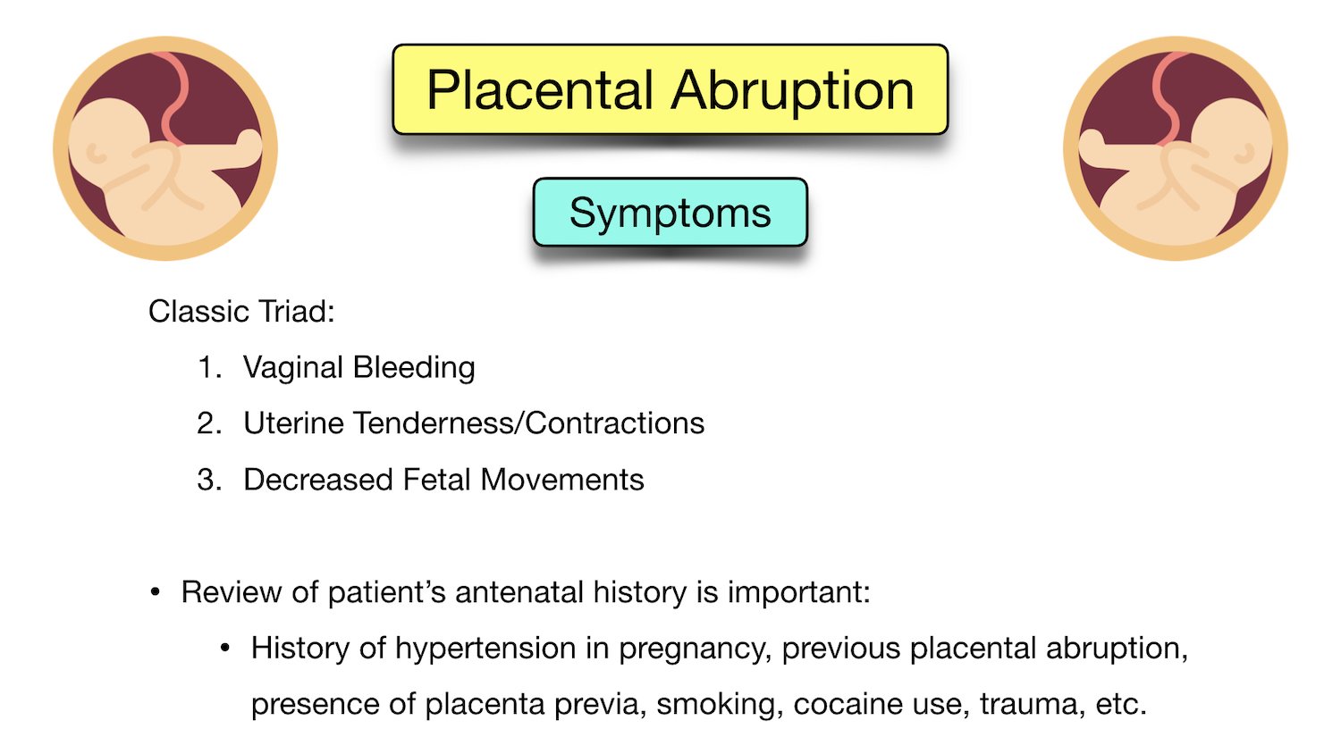 Placental Abruption Symptoms Causes Treatment Types Ultrasound