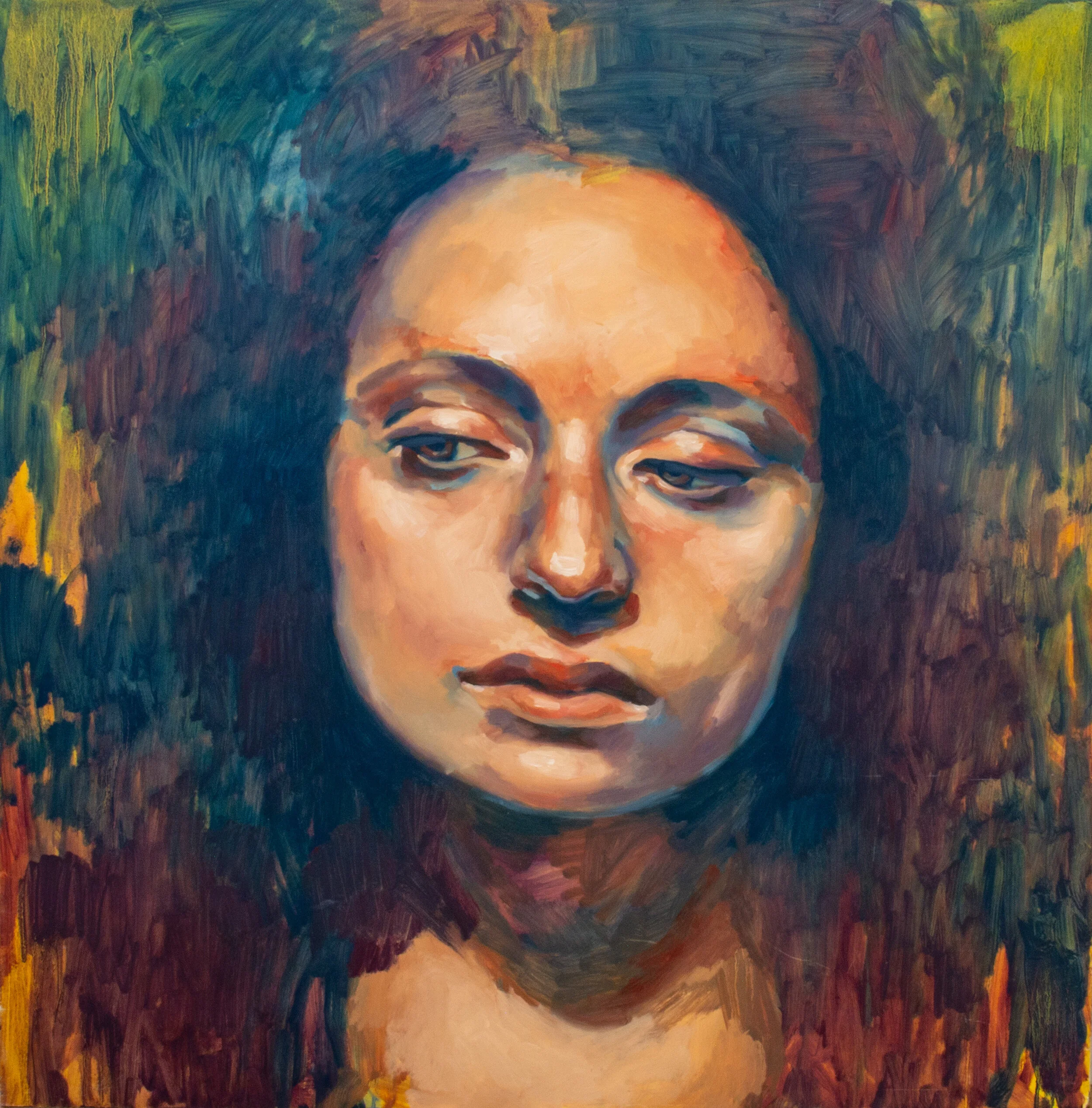 “mary”2017 | oil on wood panel | 36” x 36”