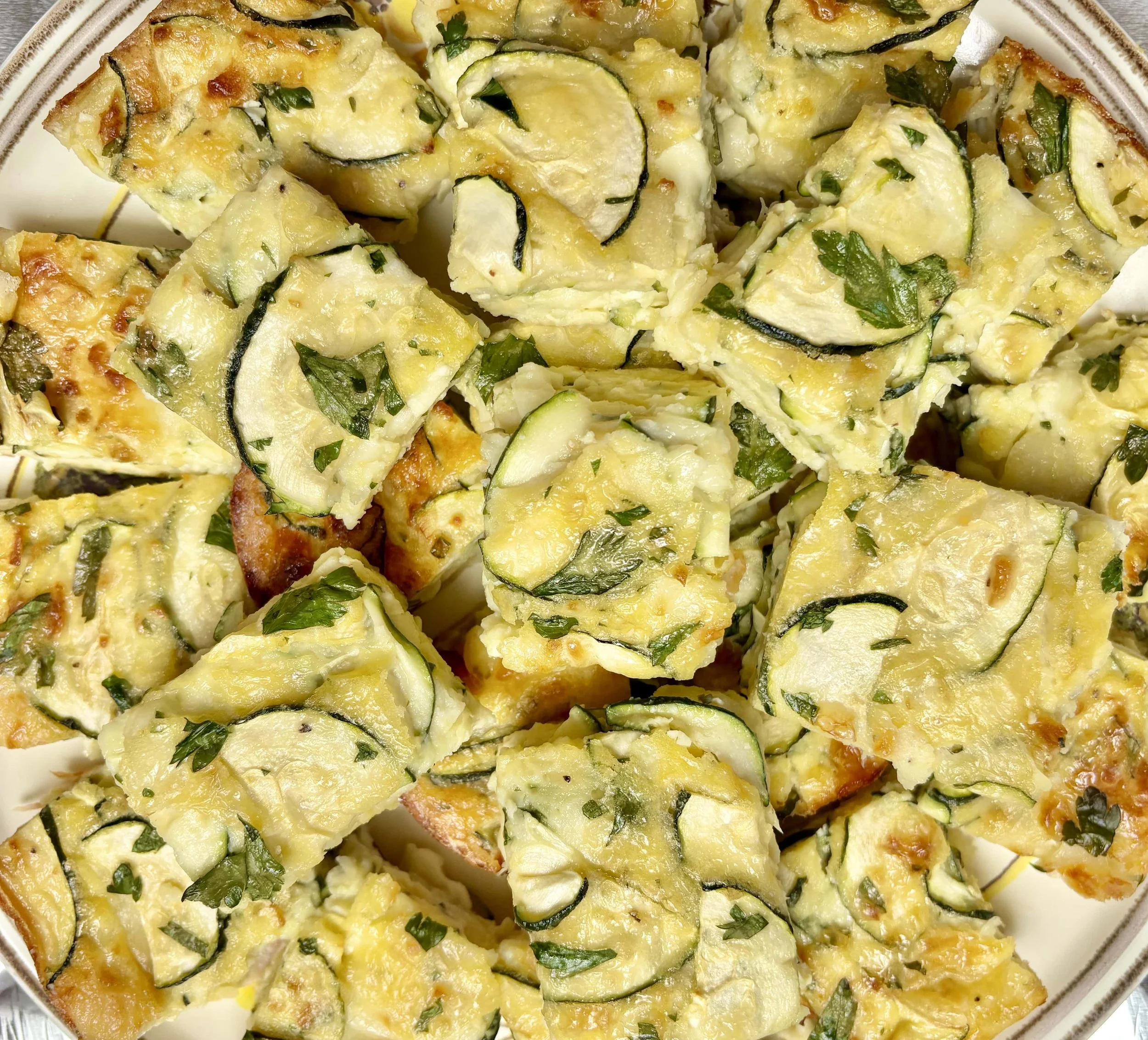 Frittata di zucchine for Pasquetta