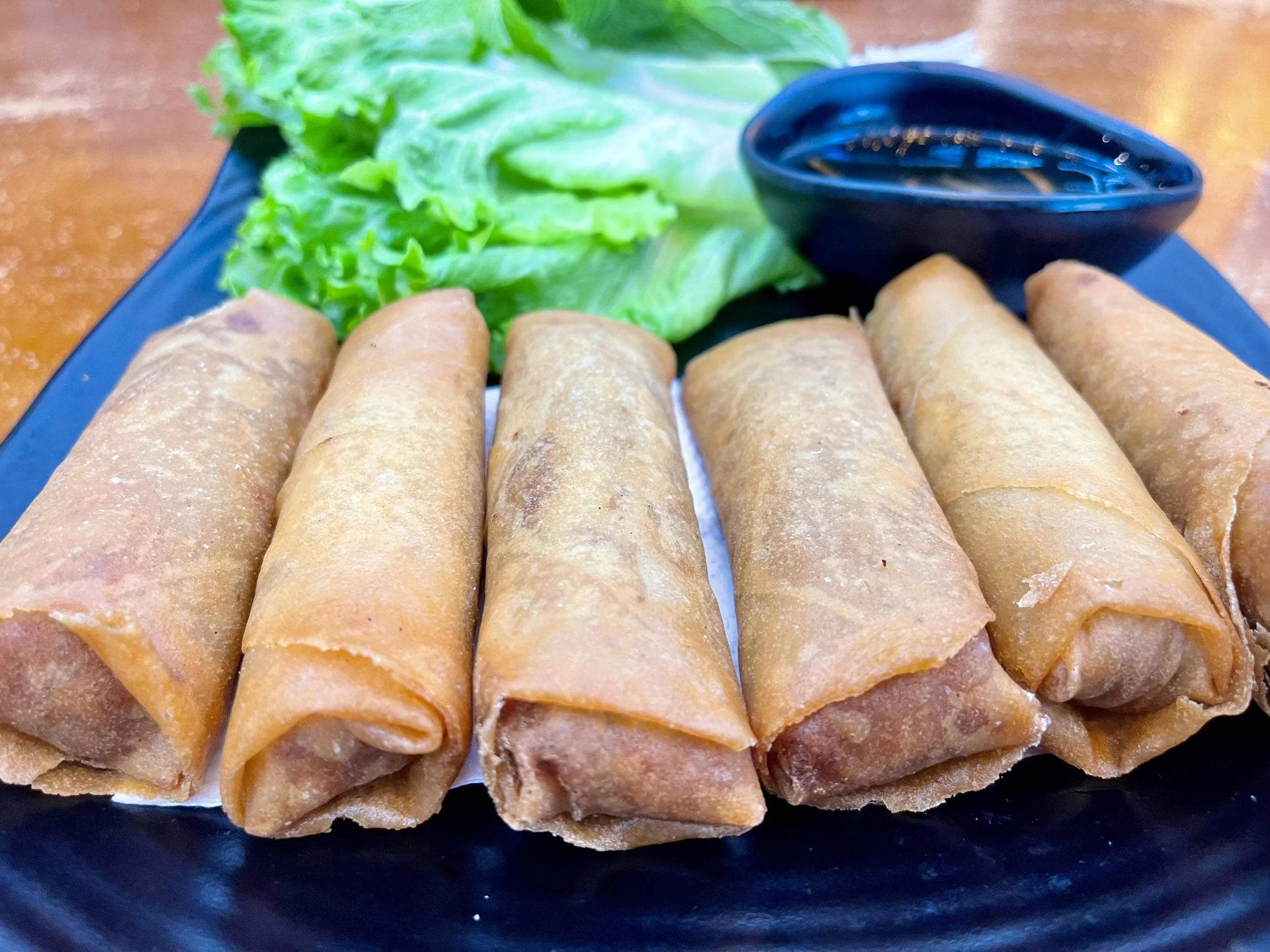 Hot honey dip for egg rolls