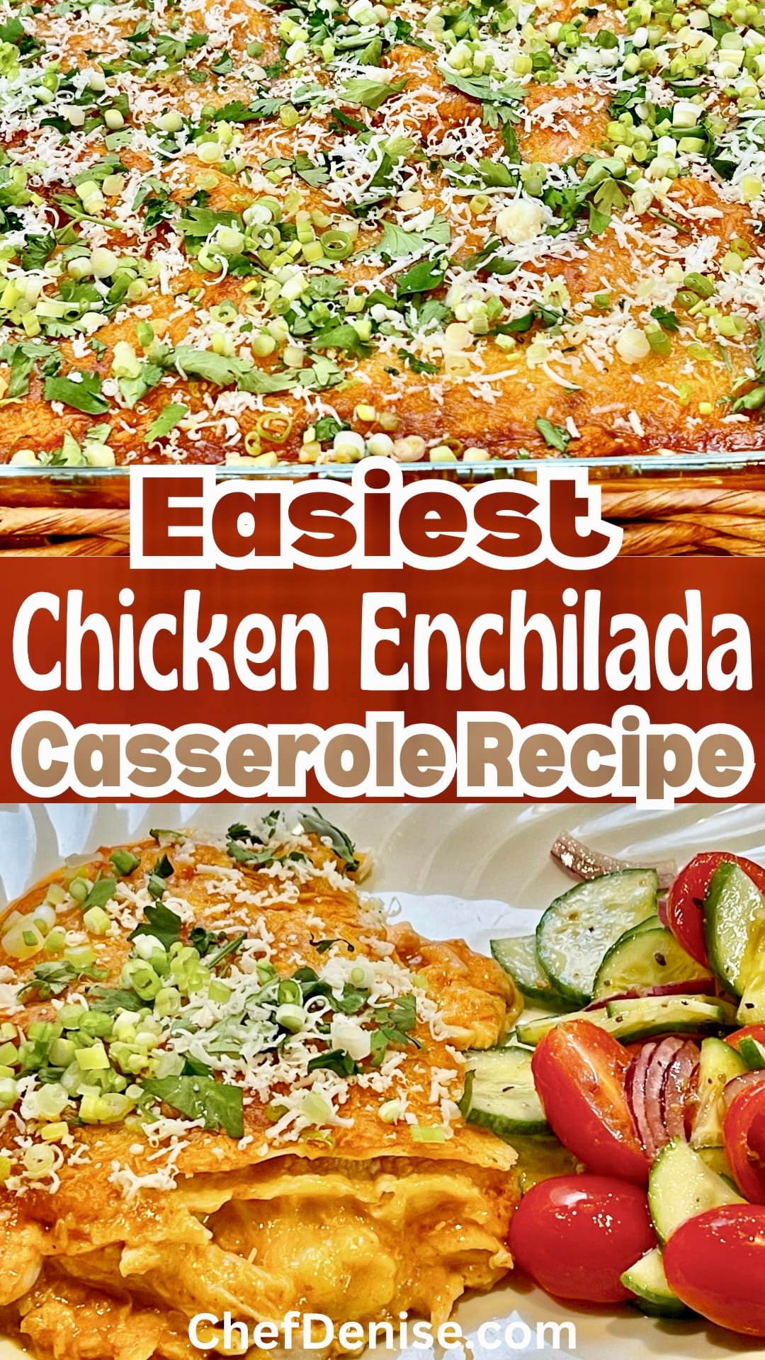Pin for Chicken Enchilada Casserole