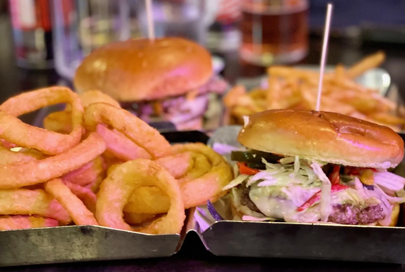 Burgers and beer at Firerock