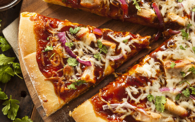 Healthy BBQ Chicken Pizza