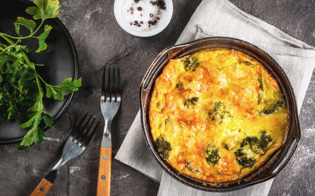 Crustless Potato Quiche