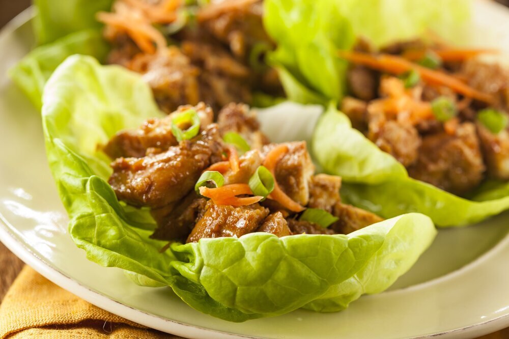 Chicken Breast Lettuce Wraps