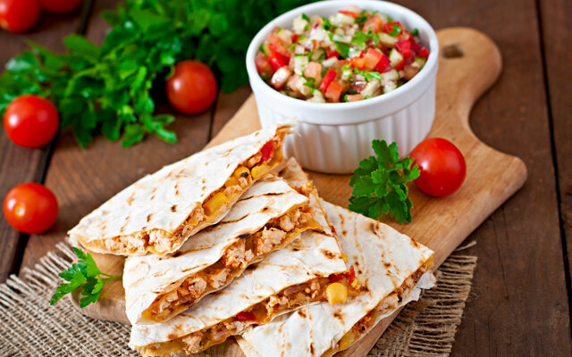 Low Cal Quesadilla idea #1