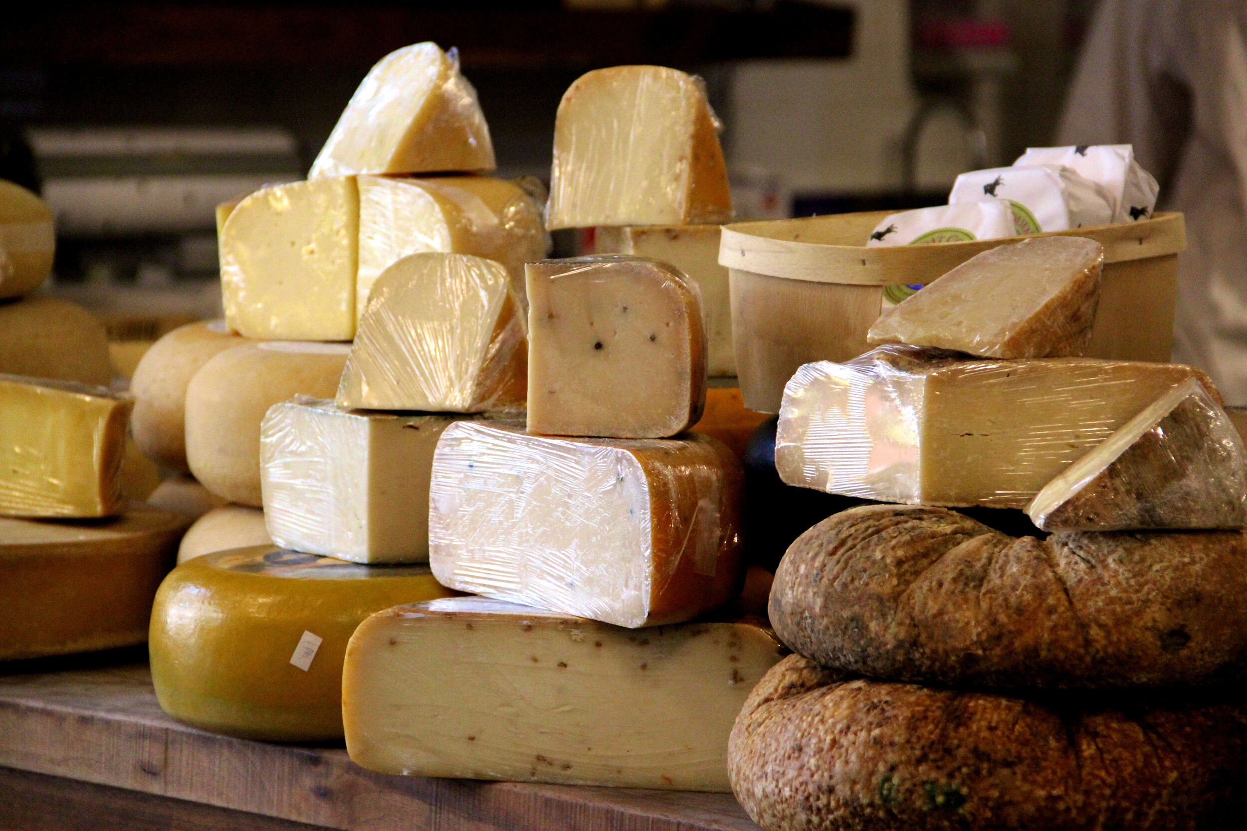 Assortment of French Cheeses