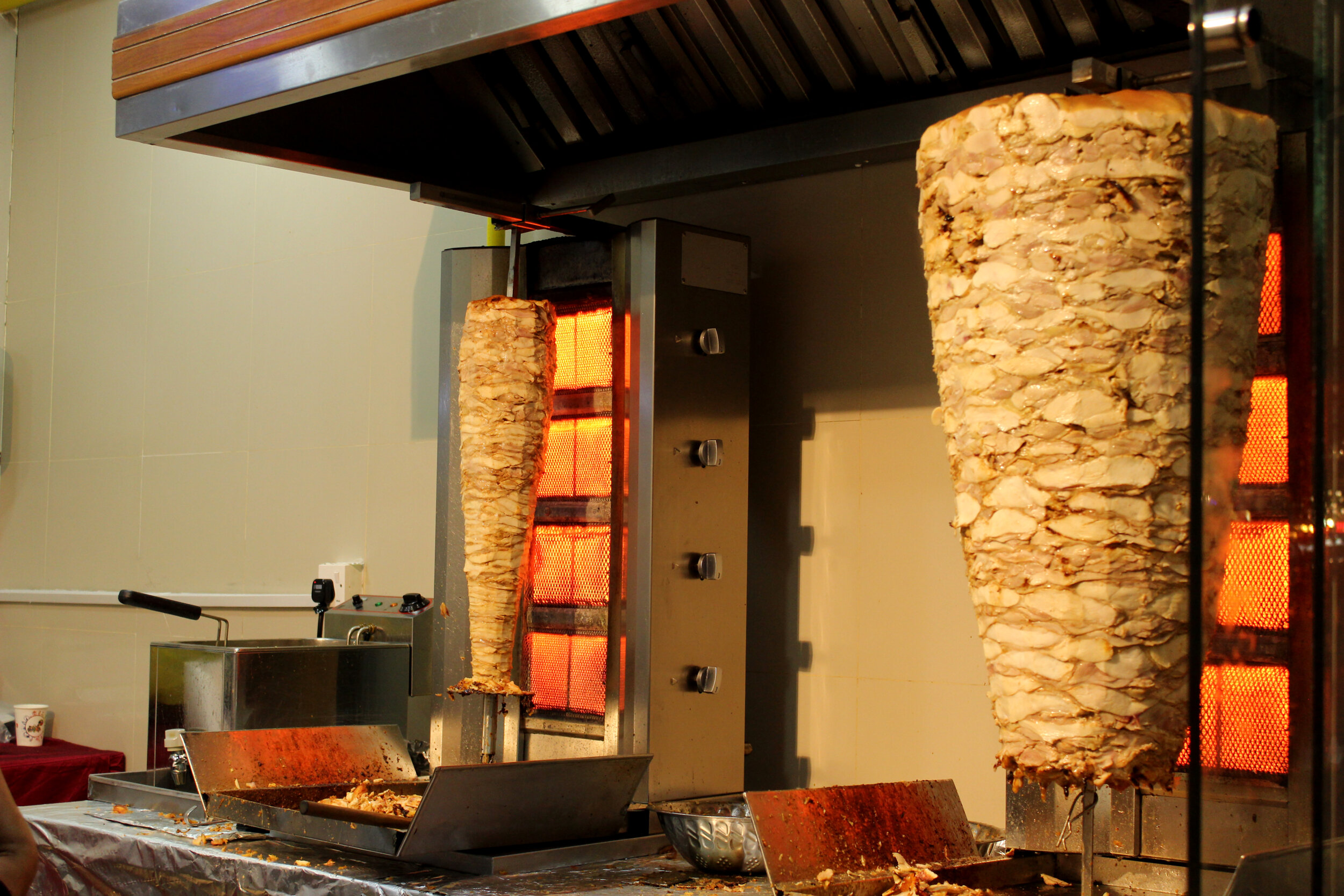 The Israeli street food, shawarma.