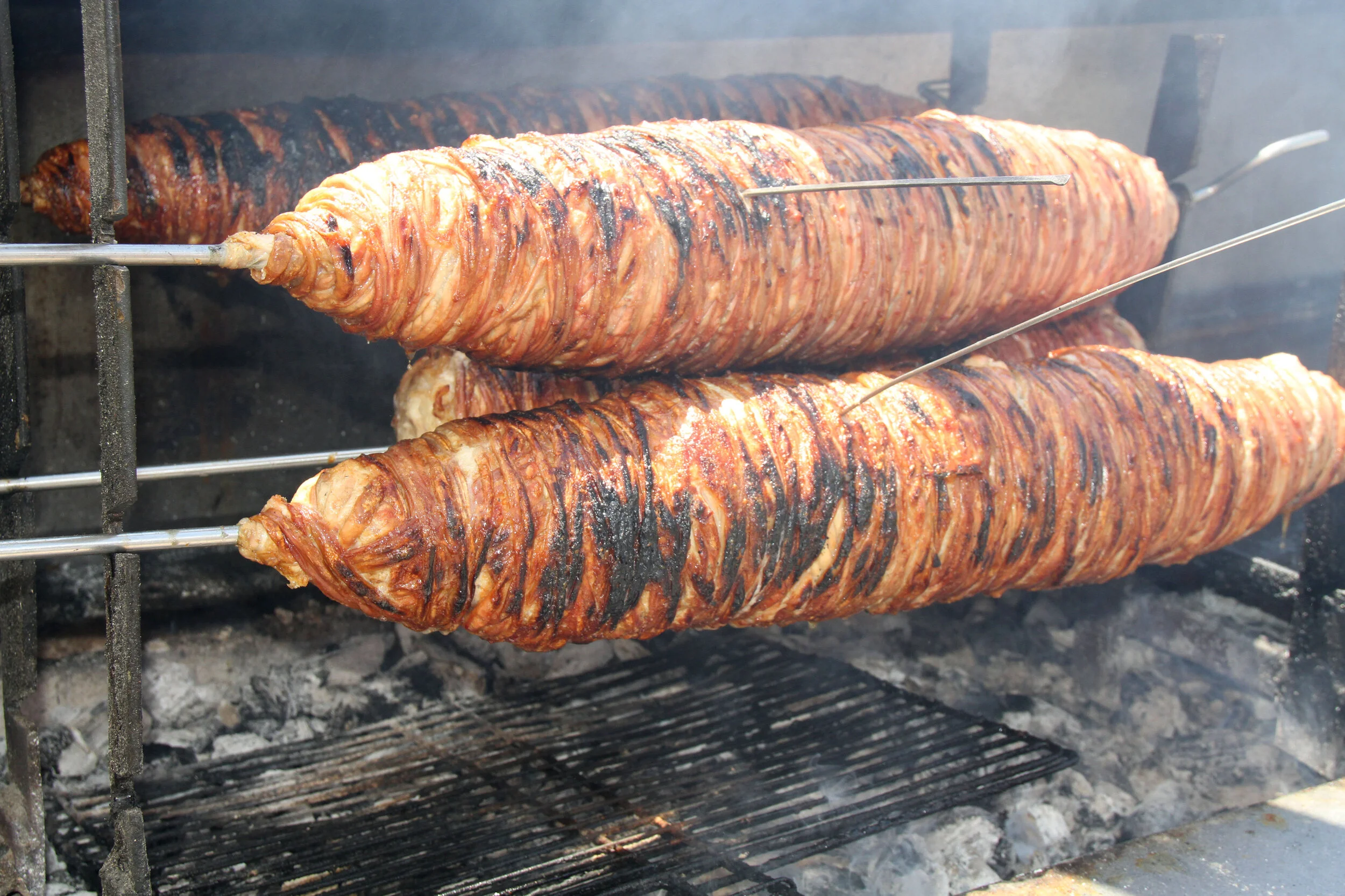 The traditional Turkish food kokorec is a must try food food in Istanbul