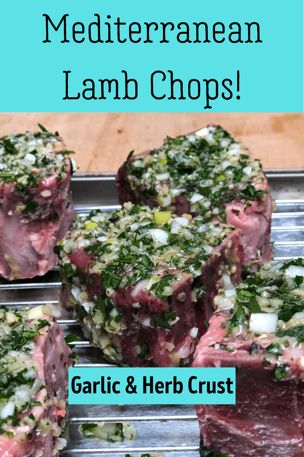 Pin for Mediterranean lamb chops
