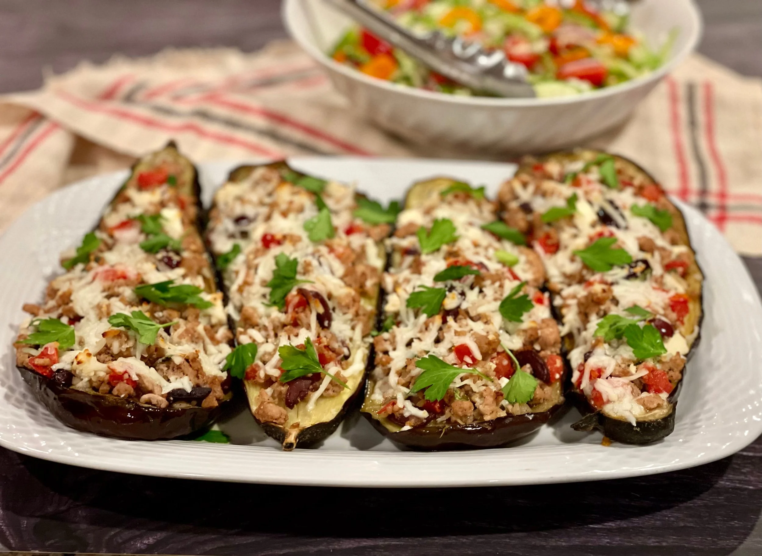 Easy Stuffed Eggplant Recipe: Healthy Mediterranean